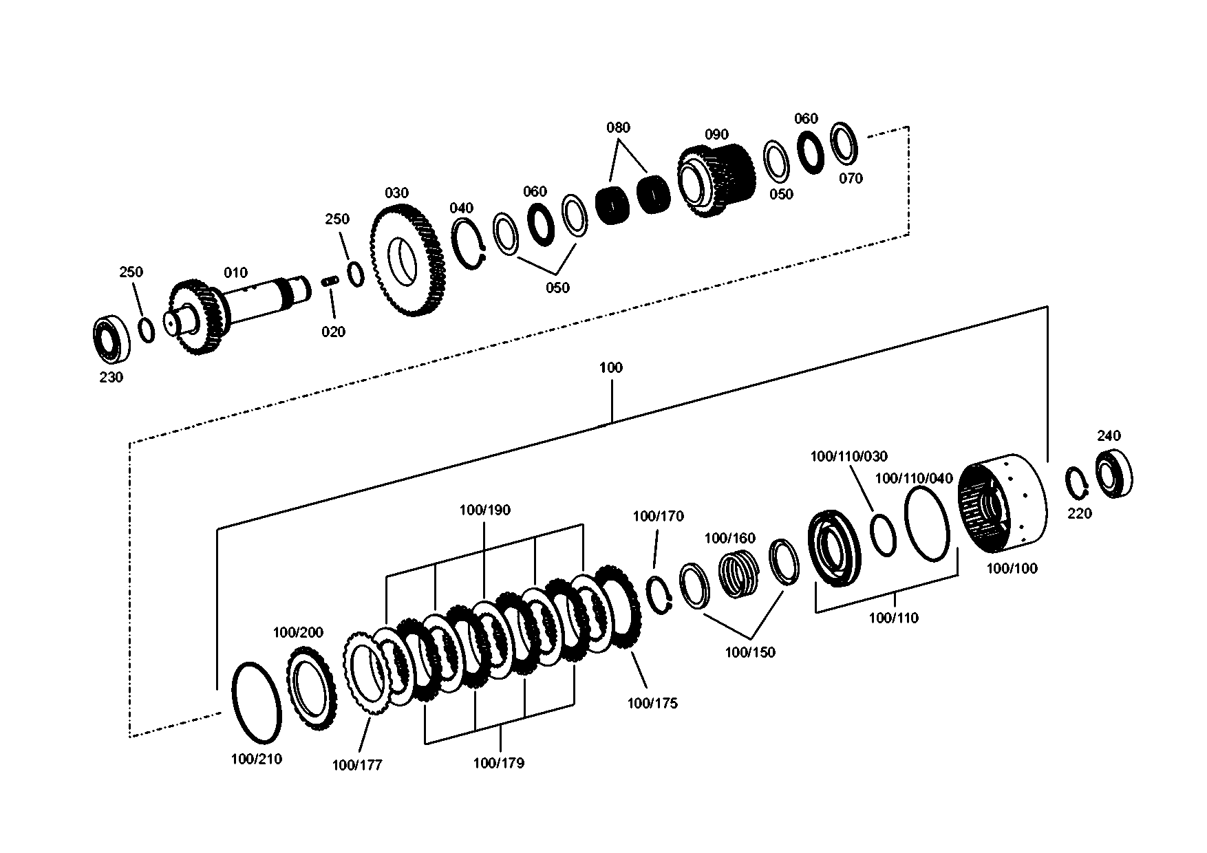 drawing for JOHN DEERE AT223240 - COUPLING