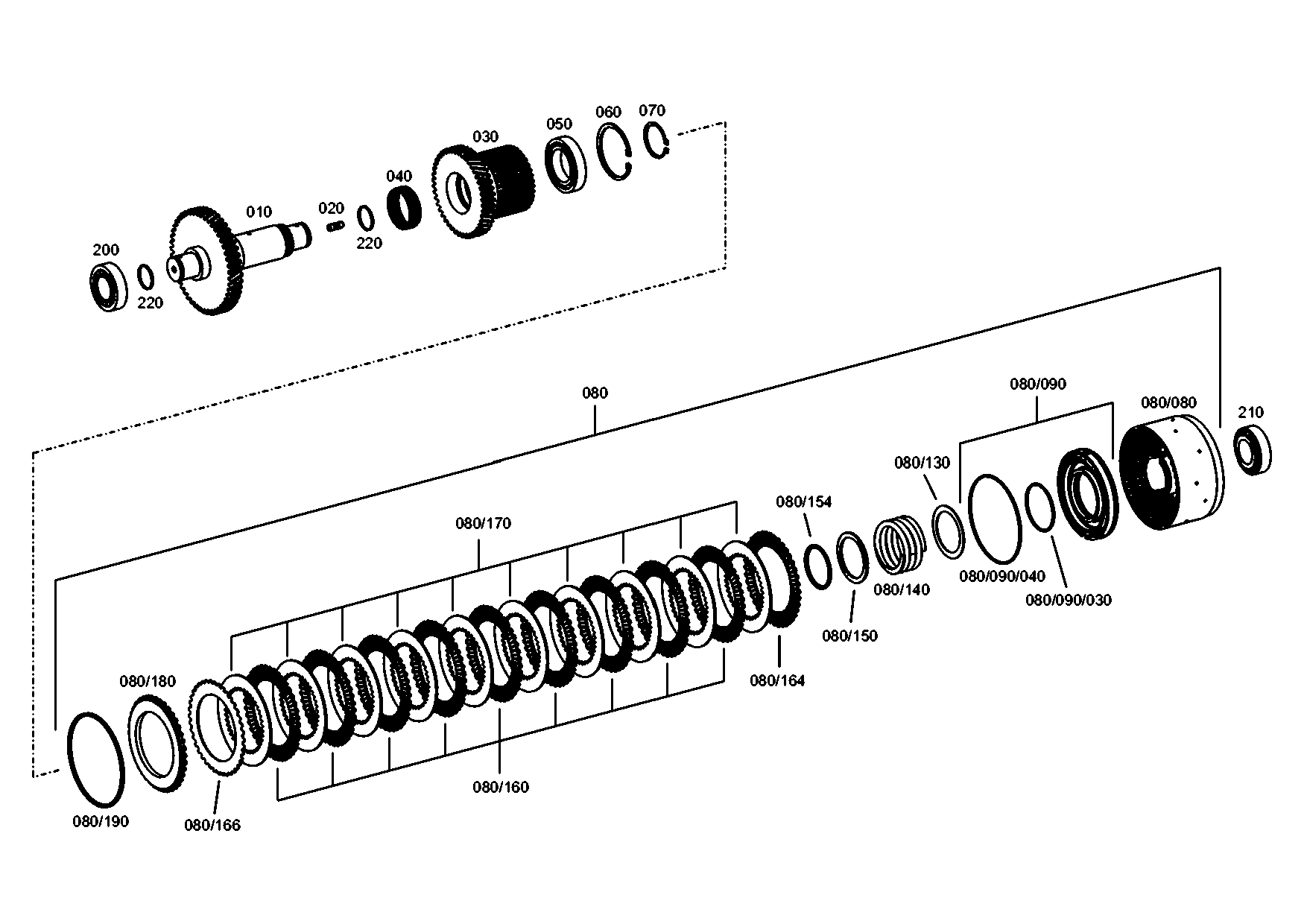 drawing for VOLVO 832028180 - SHAFT