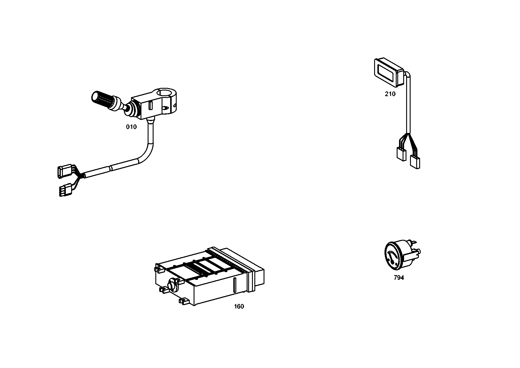 drawing for Hyundai Construction Equipment 0501205135 - TEMP.INDICATOR