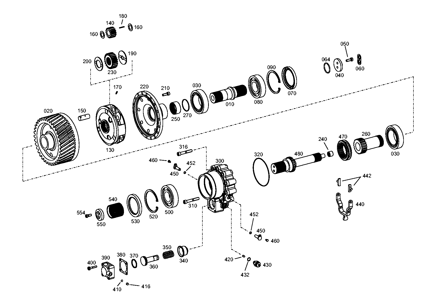 drawing for JOHN DEERE AT259367 - DIFF.COVER