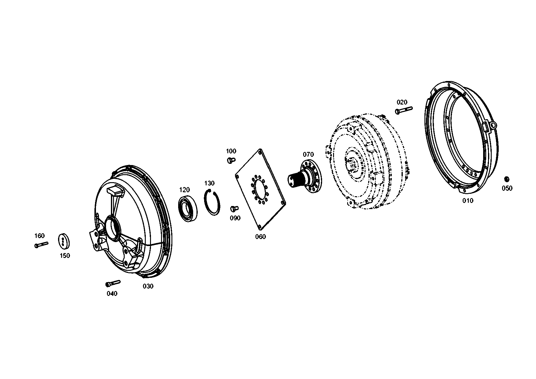 drawing for JOHN DEERE T195240 - COVER