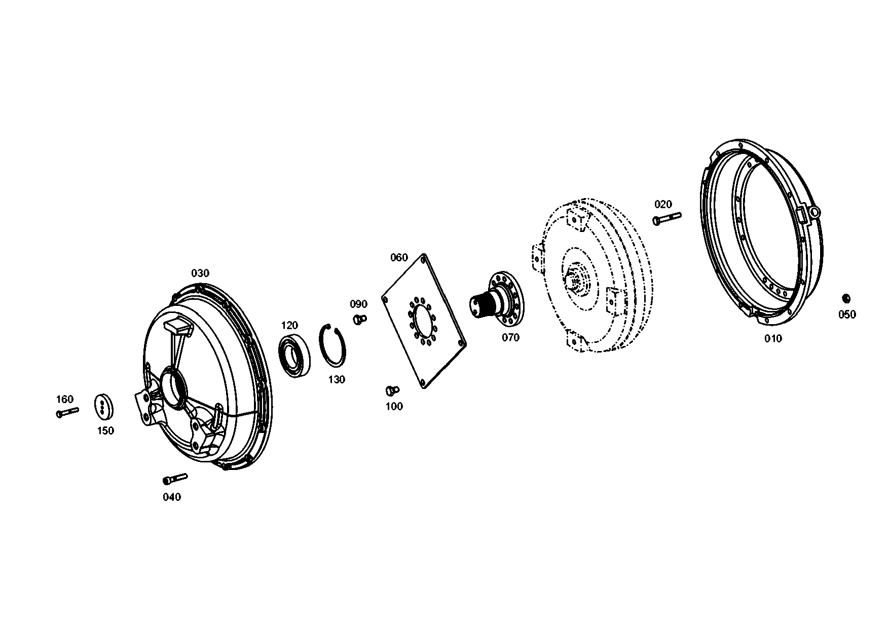 drawing for JOHN DEERE T195240 - COVER