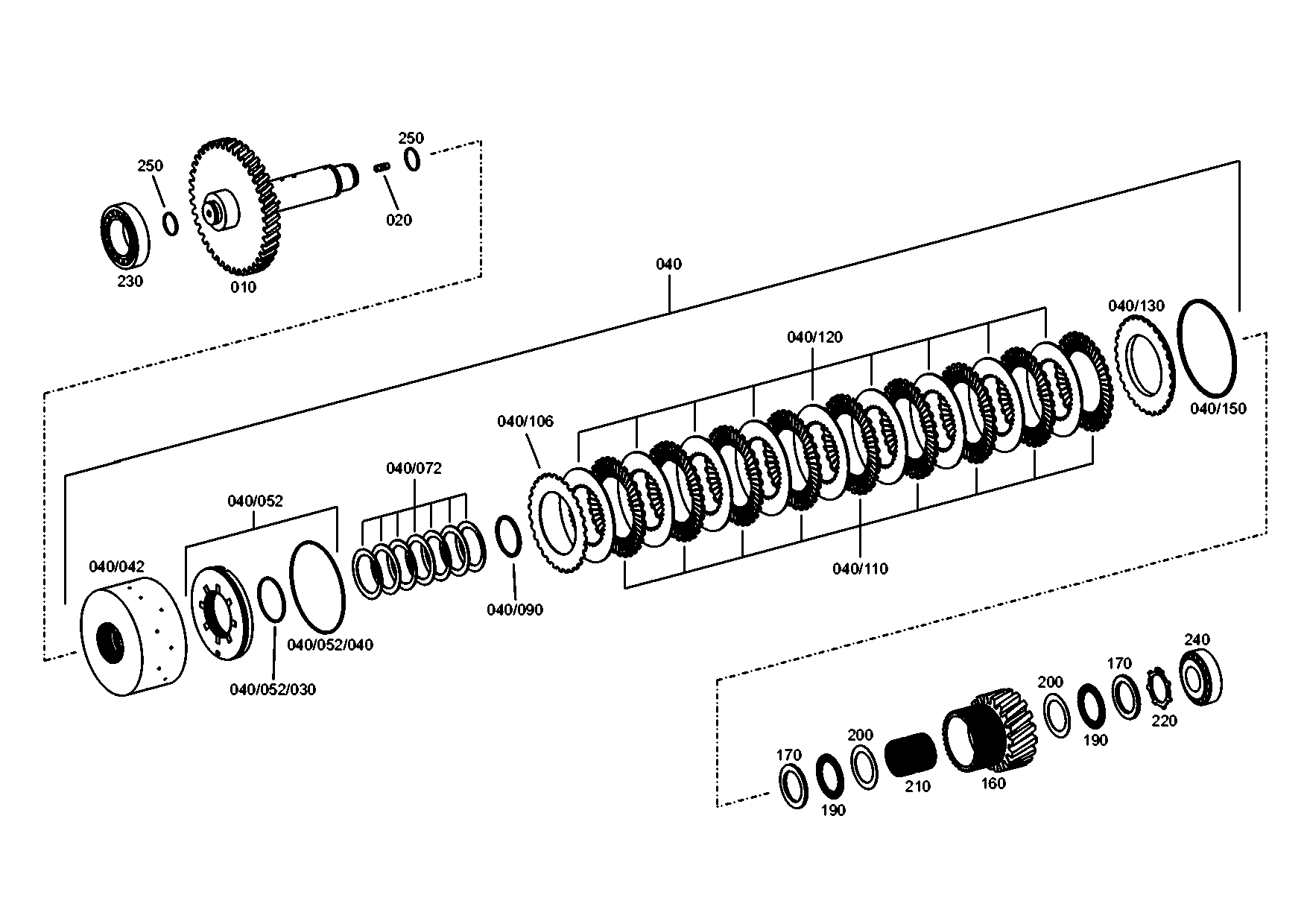 drawing for DOOSAN 100502-00003 - DISC CARRIER