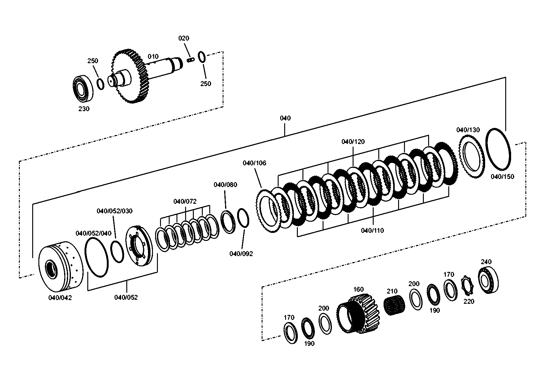 drawing for JOHN DEERE T174392 - IDLER