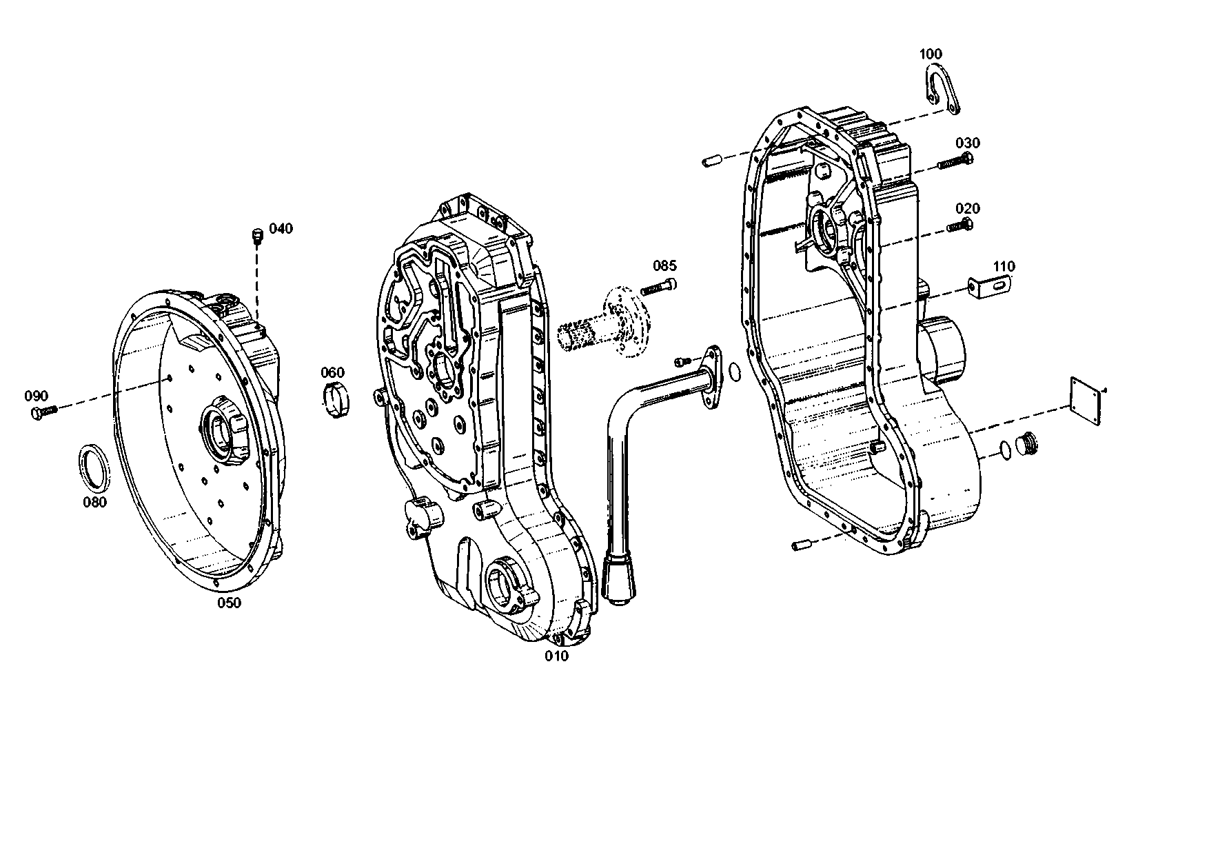 drawing for JOHN DEERE T154129 - HOUSING