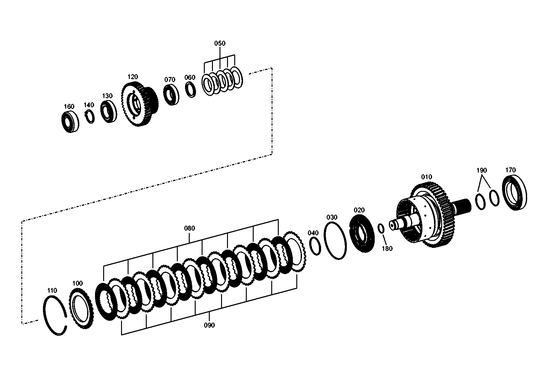 drawing for JOHN DEERE AT179470 - ROLLER BEARING