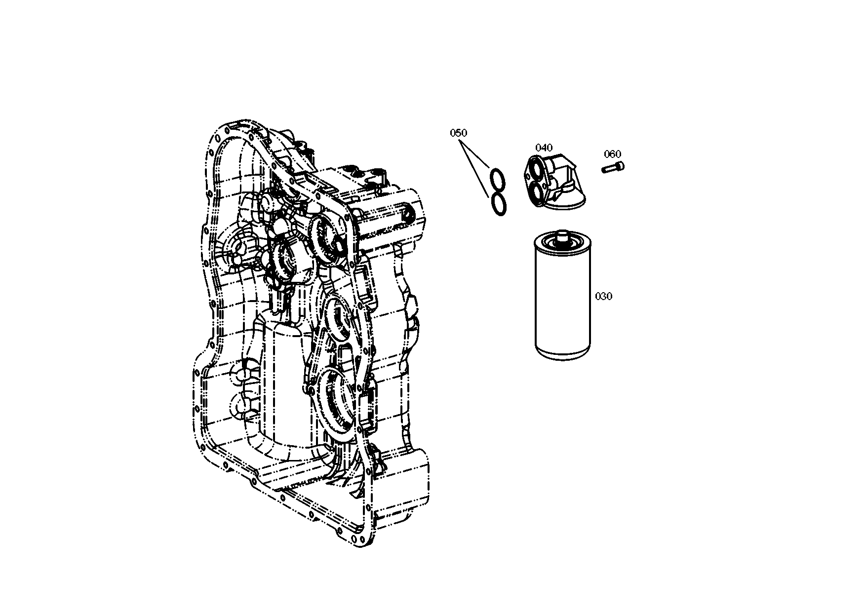 drawing for TEREX EQUIPMENT LIMITED 97932773 - EXCHANGE FILTER