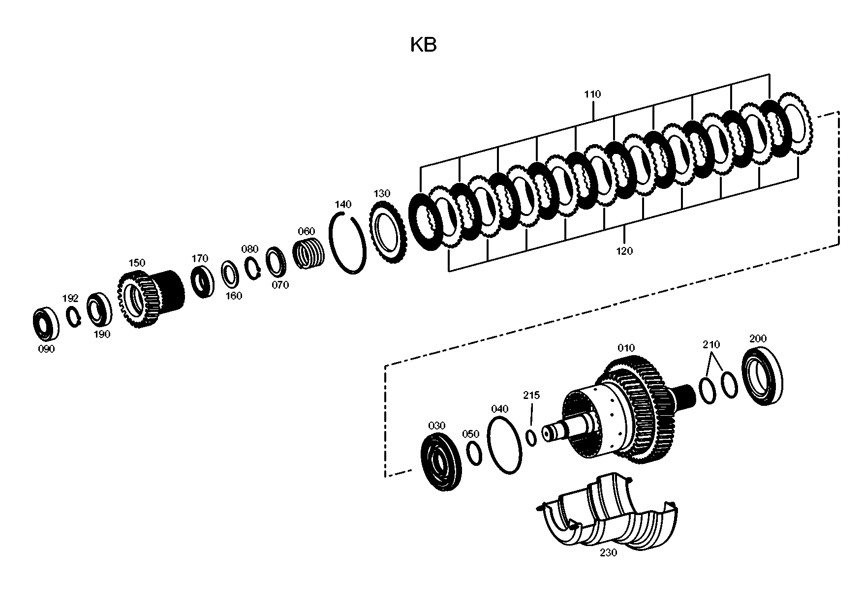 Technical drawing of Hyundai Construction Equipment ZGAQ-03088 RING-RETAINER with dimensions and layout (figure 3)