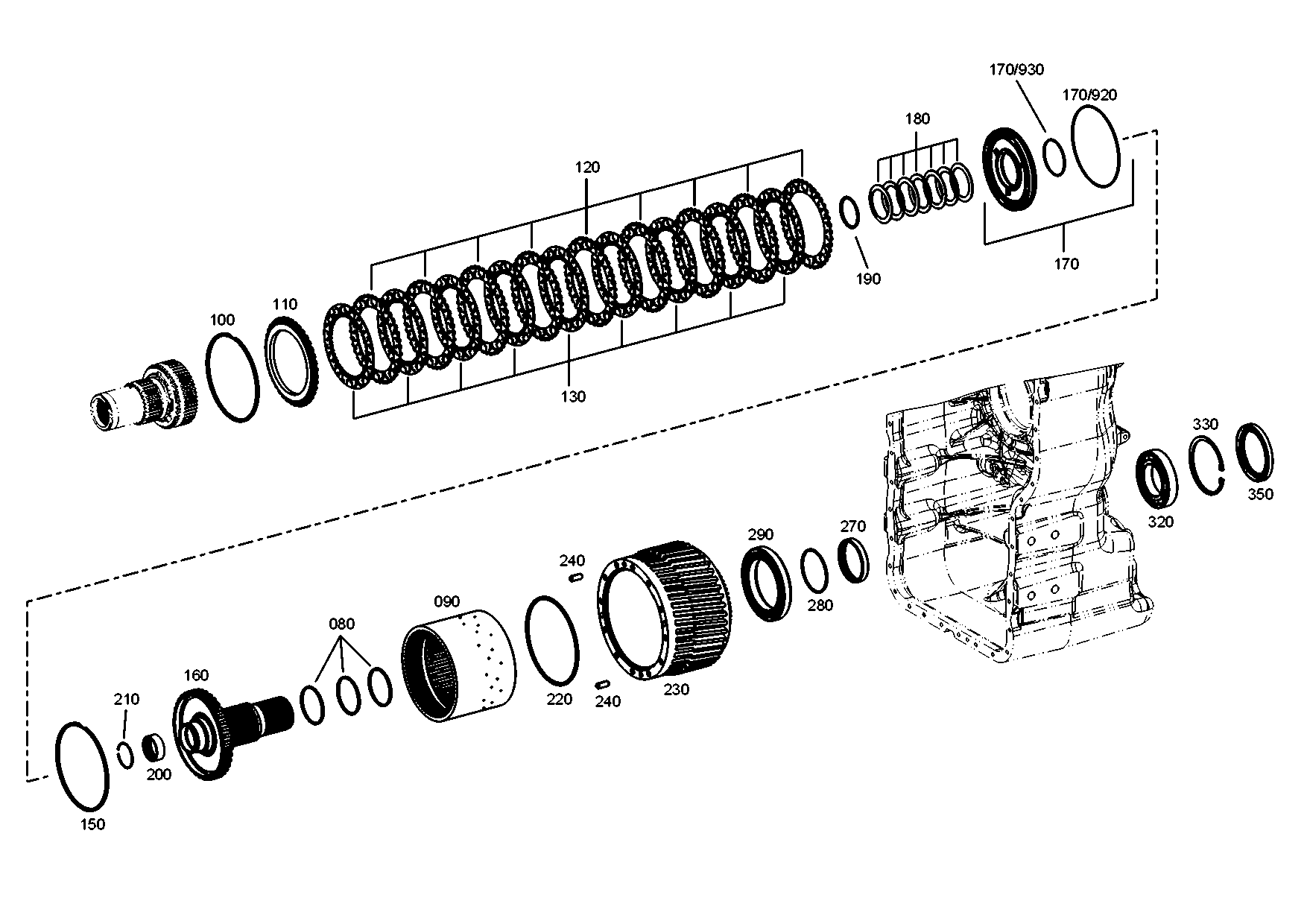 drawing for IVECO 02960109 - V-RING