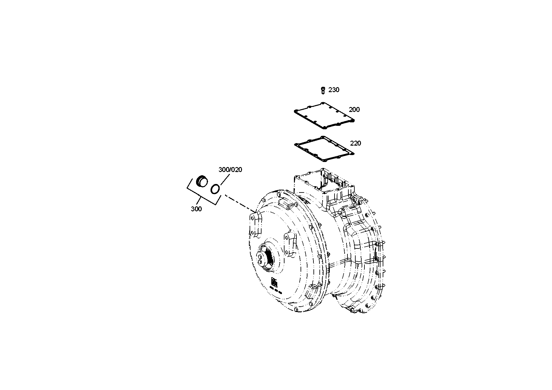 drawing for LIEBHERR GMBH 11001065 - GASKET