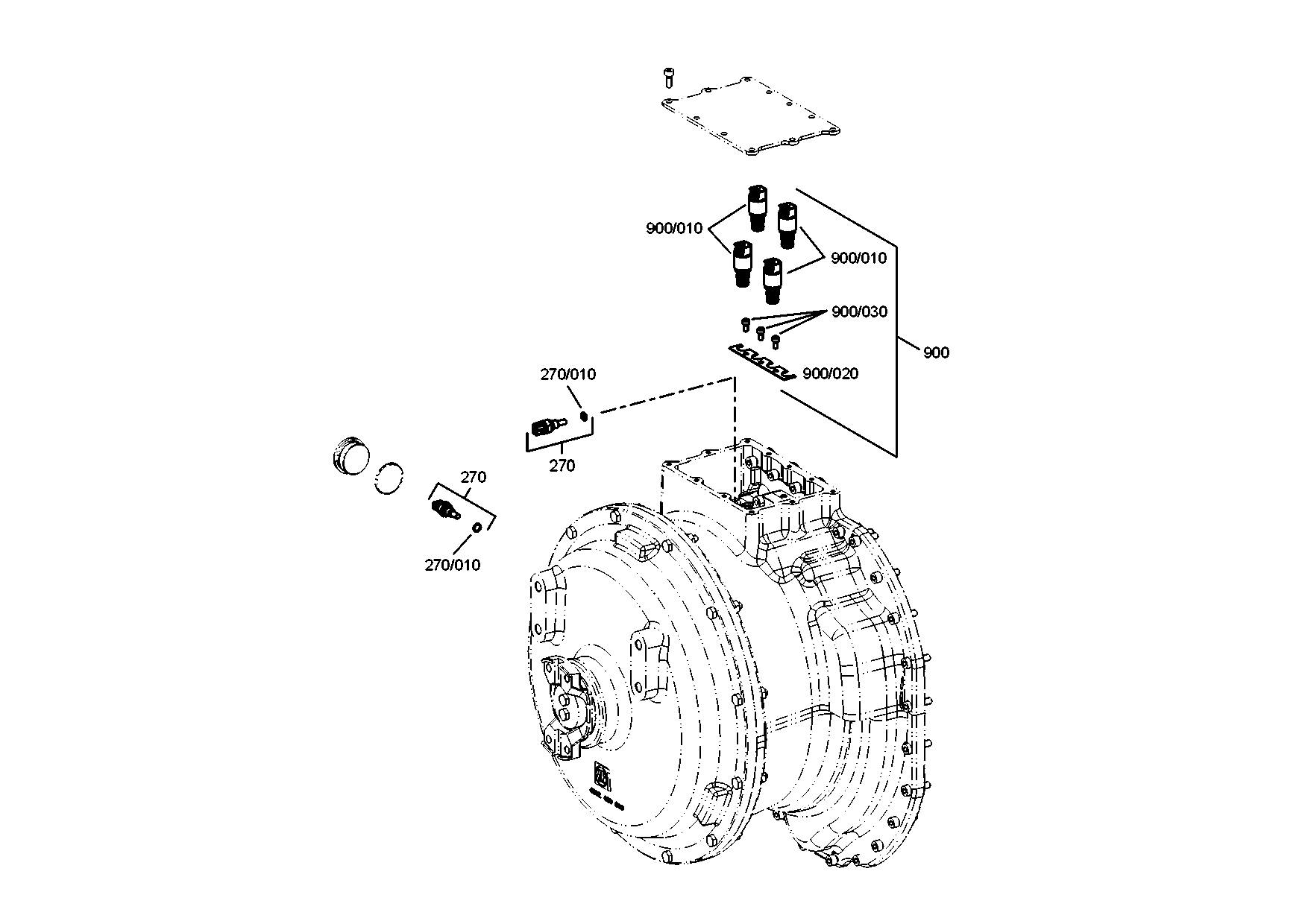 drawing for LIEBHERR GMBH 11001089 - STOP PLATE