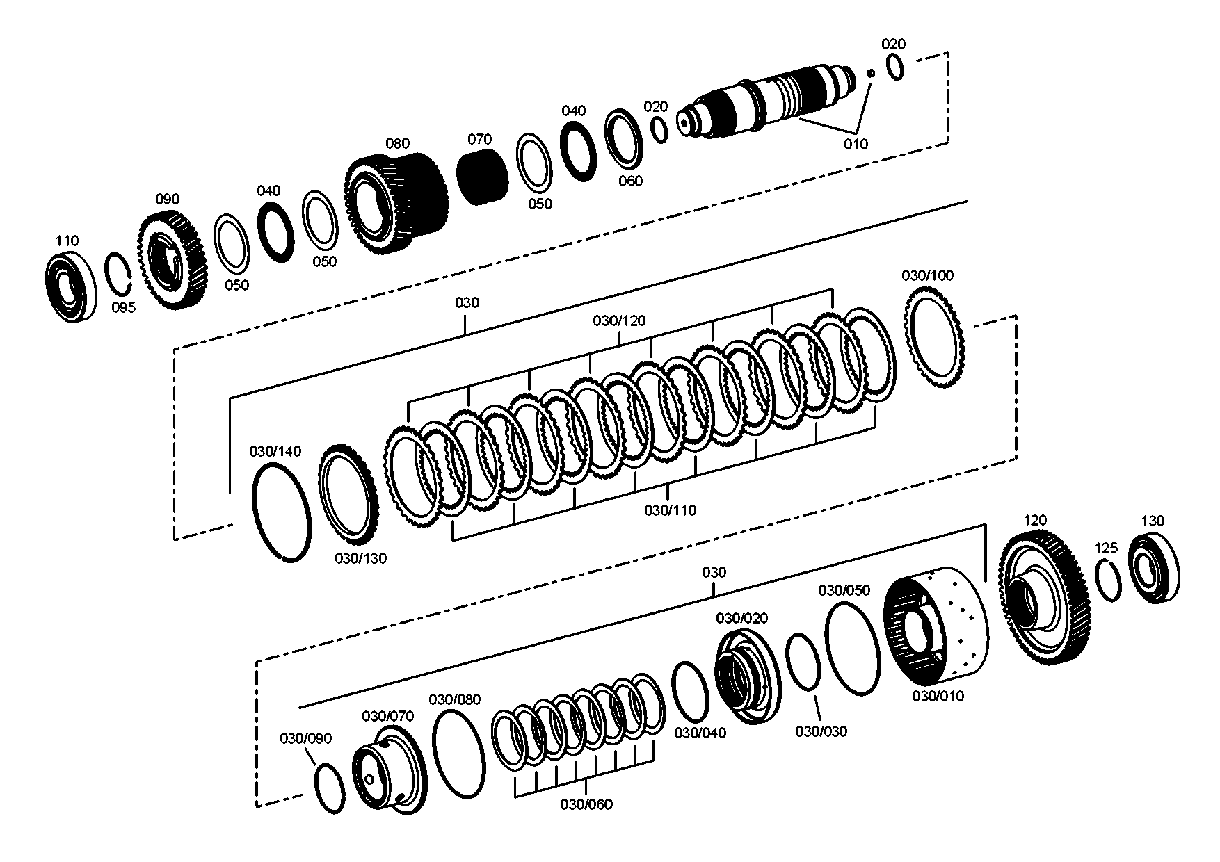 drawing for JOHN DEERE T305040 - SNAP RING