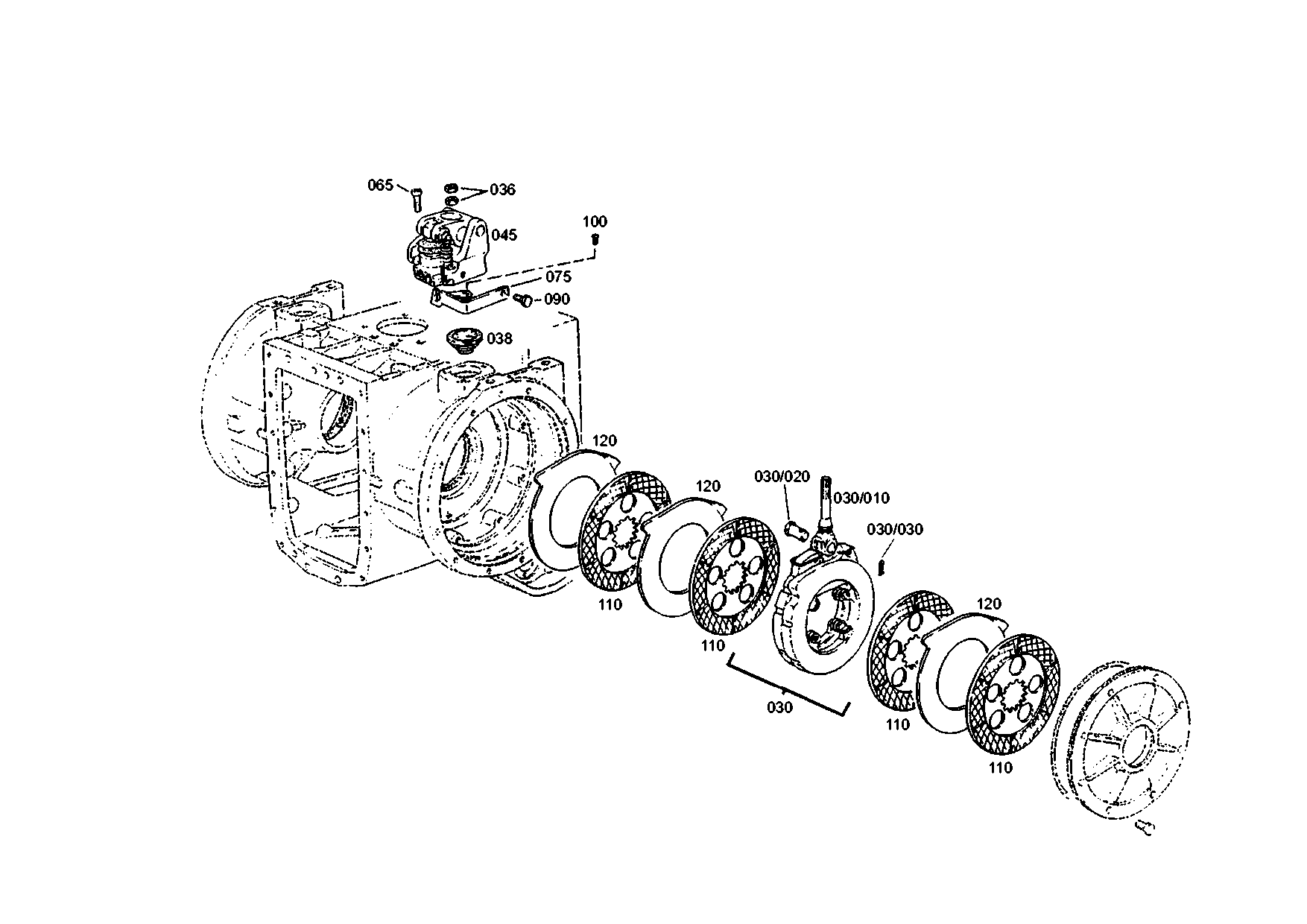 drawing for MAGNA STEYR 133000340020 - BRACKET