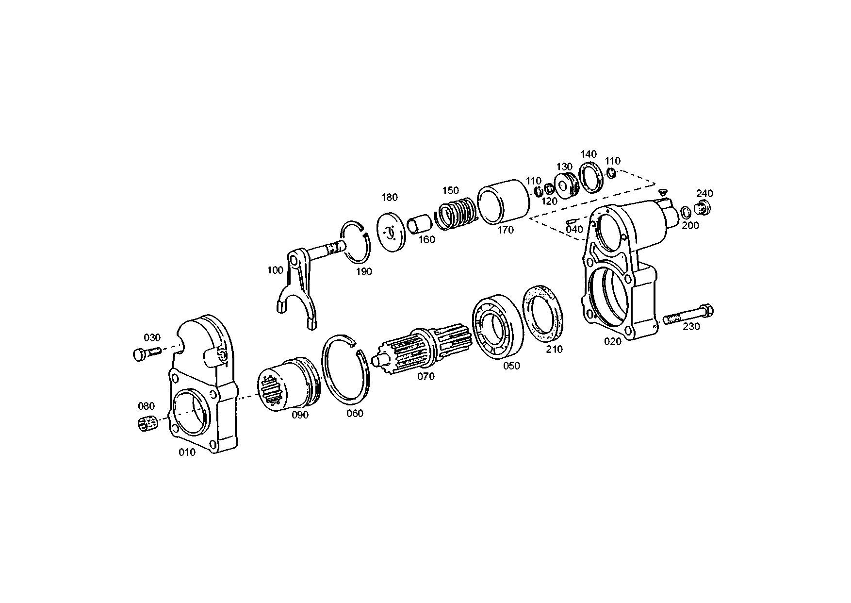 Technical drawing of GINAF 1-99-965-021 SEALING COLLAR with dimensions and layout