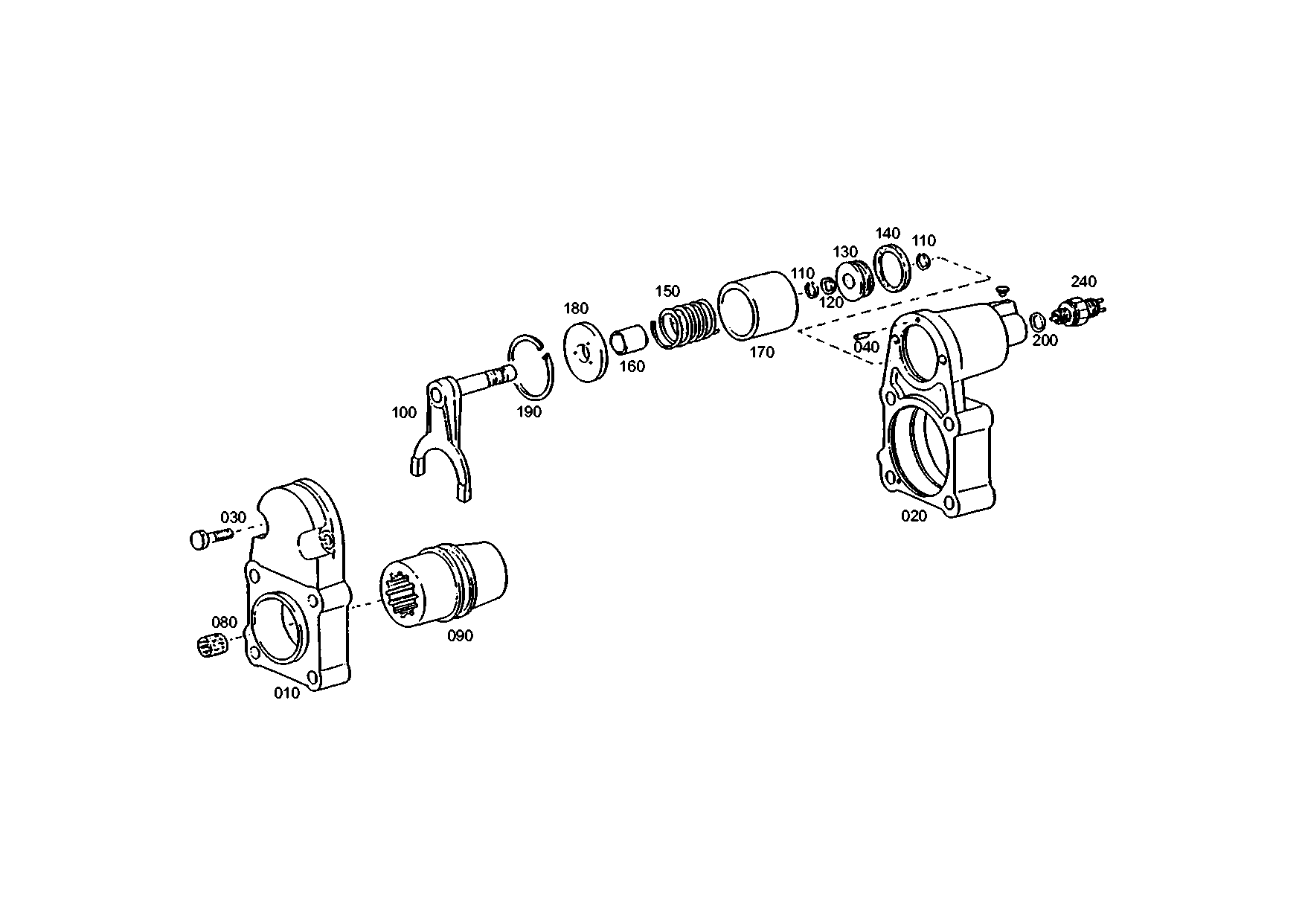Technical drawing of GINAF 1-99-965-021 SEALING COLLAR with dimensions and layout (figure 3)