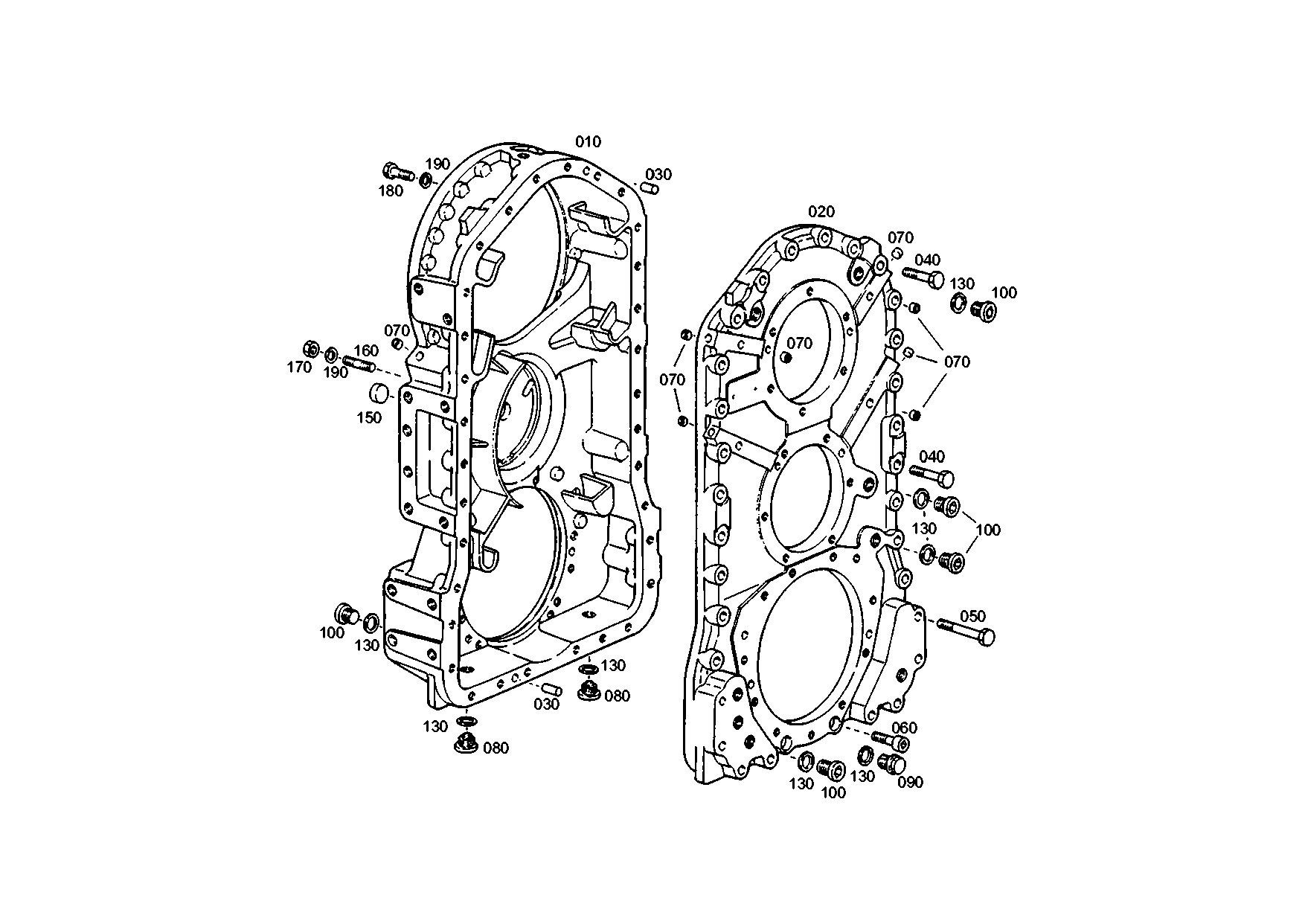 drawing for SCANIA 0387038 - END CAP