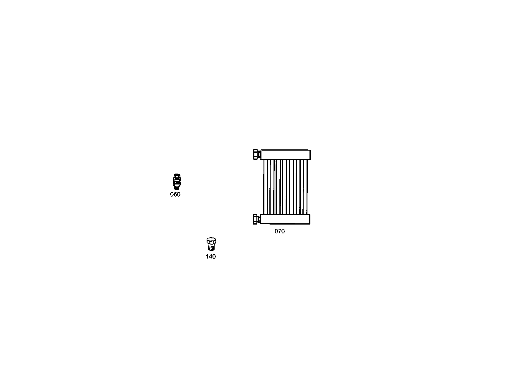 drawing for XUZHOU 172000750027 - OIL COOLER