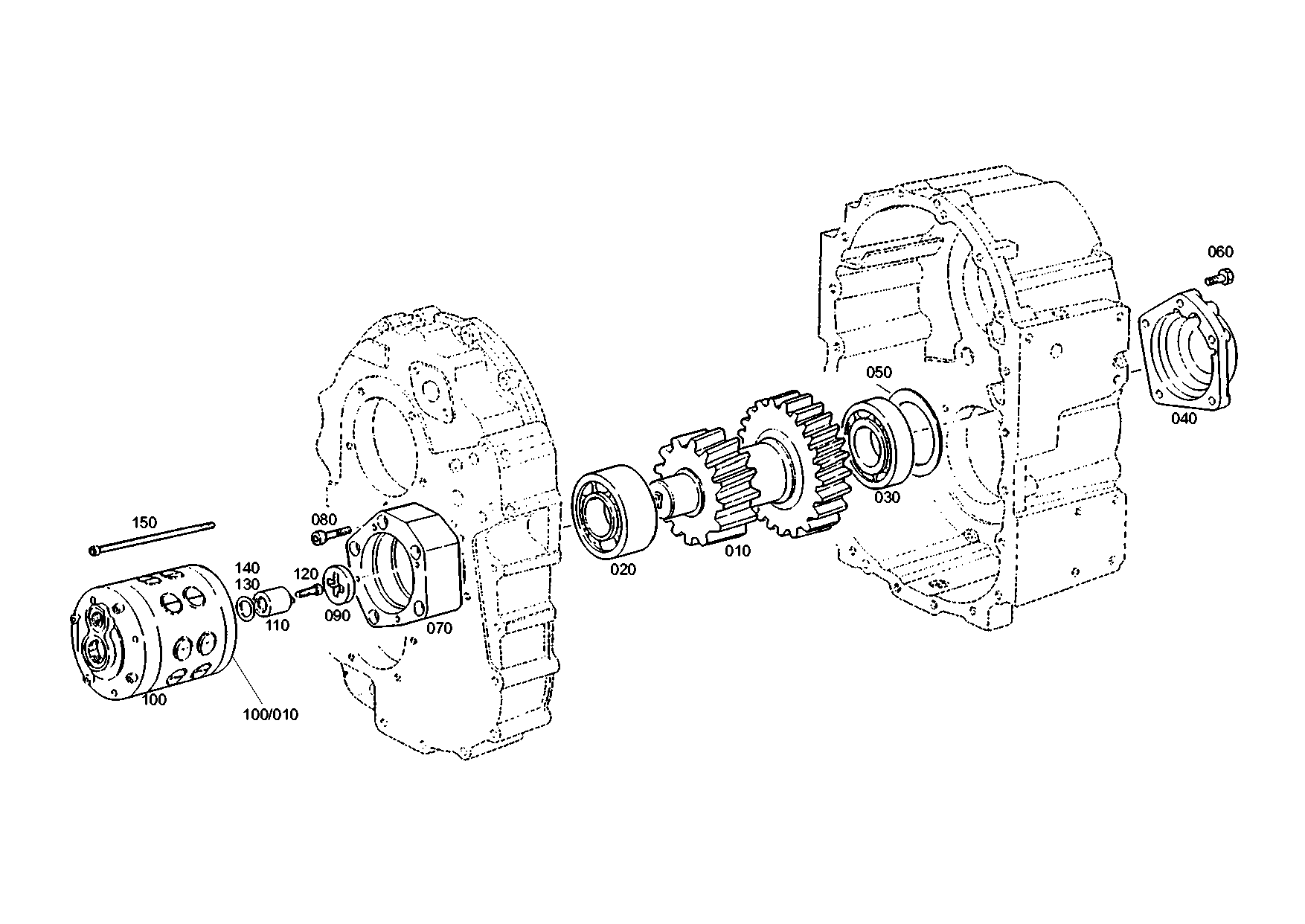 drawing for SCANIA 387096 - DOUBLE GEAR