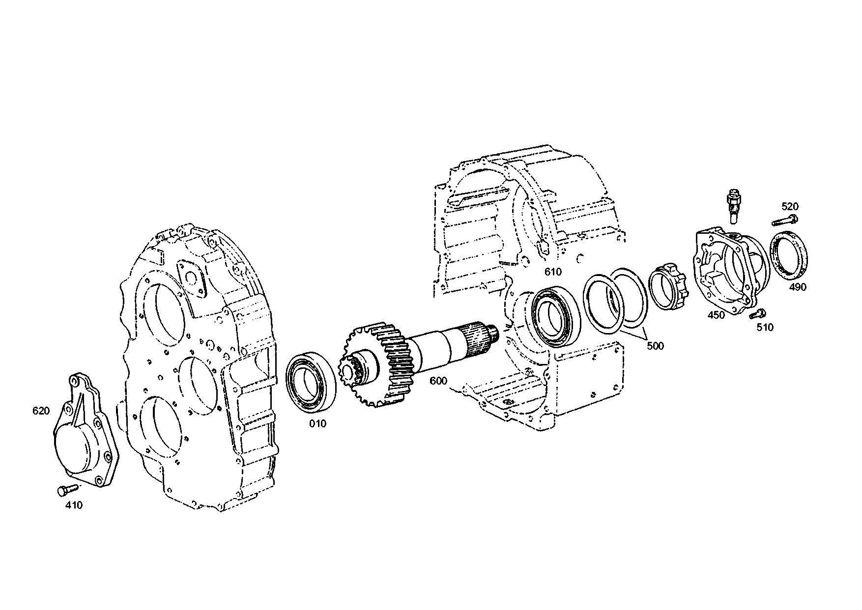 drawing for TEREX EQUIPMENT LIMITED 99565500 - OUTPUT SHAFT
