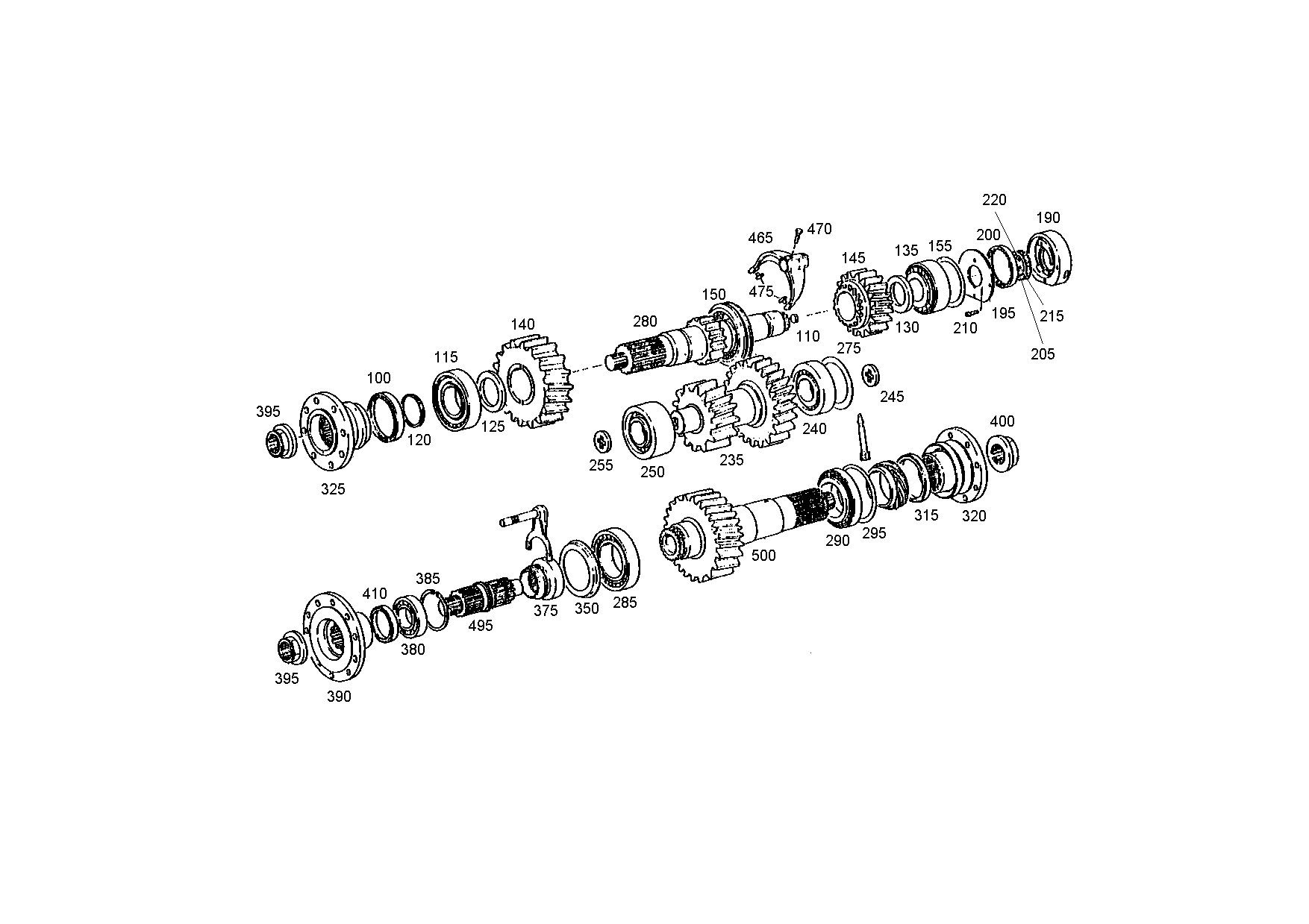 drawing for MARMON Herring MVG121082 - OUTPUT SHAFT