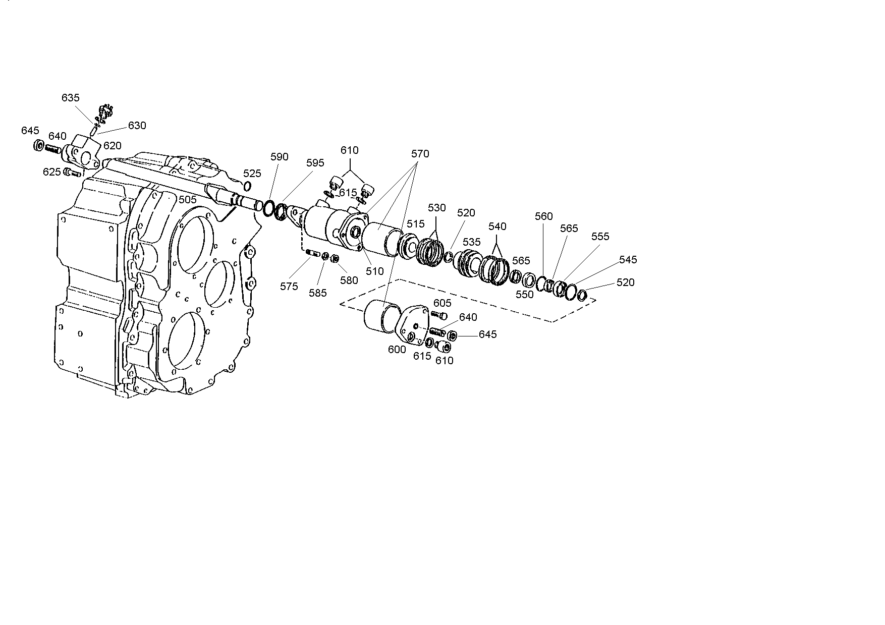 drawing for MARMON Herring MVG121082 - OUTPUT SHAFT