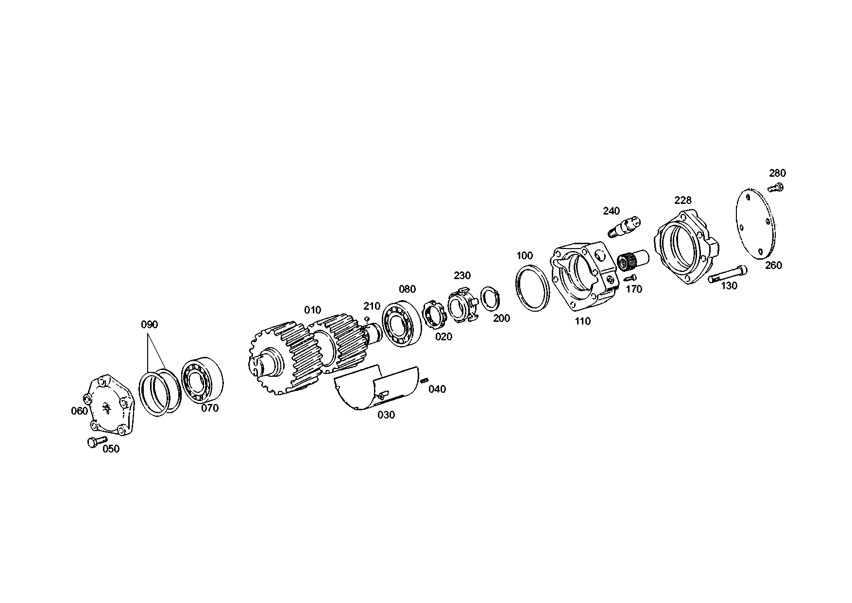 drawing for SCANIA 1397053 - DOUBLE GEAR