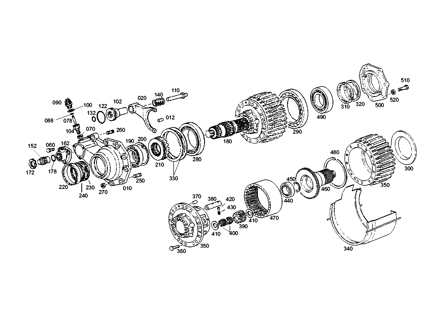 drawing for TEREX EQUIPMENT LIMITED R7339361 - OUTPUT SHAFT