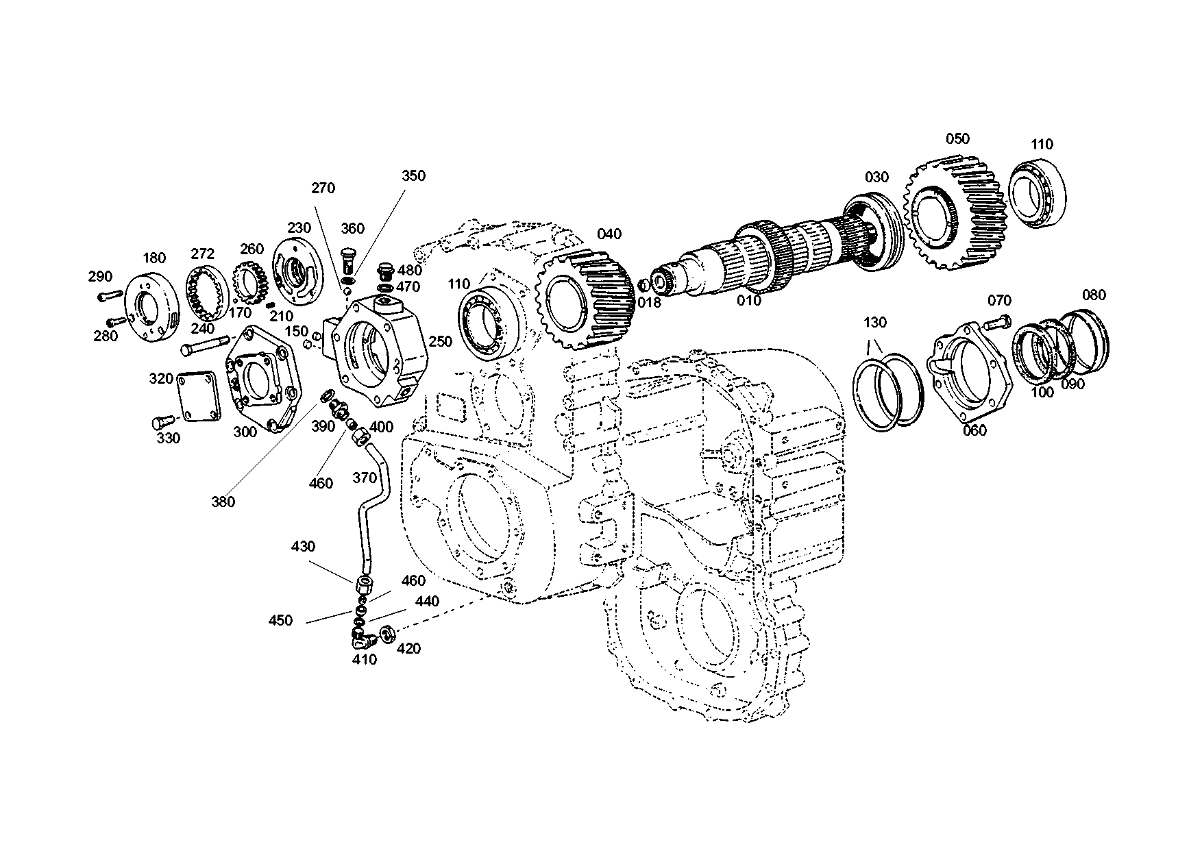 drawing for SCANIA 1404532 - INPUT GEAR
