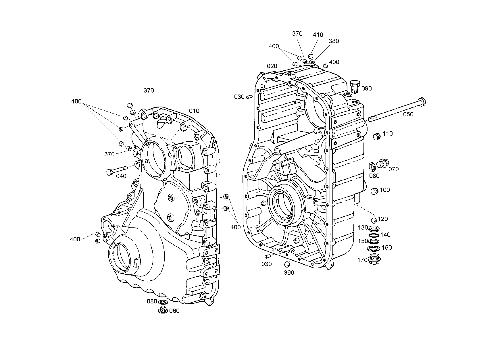 drawing for IVECO 98340356 - HOUSING
