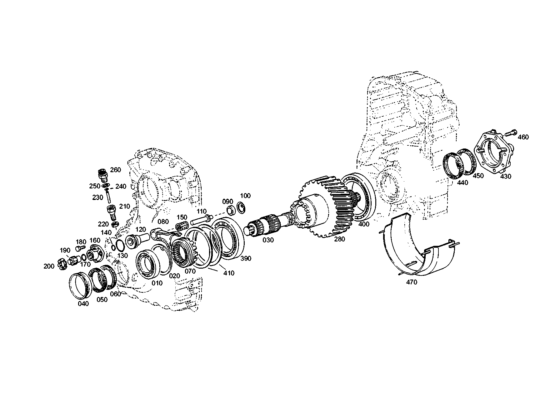 drawing for IVECO 42569607 - OUTPUT SHAFT