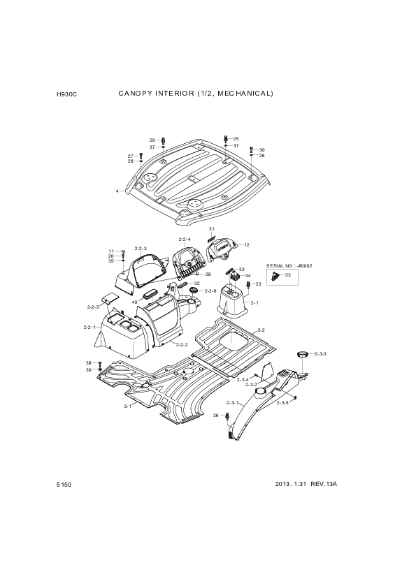 drawing for Hyundai Construction Equipment S231-06300B - NUT-SPRING