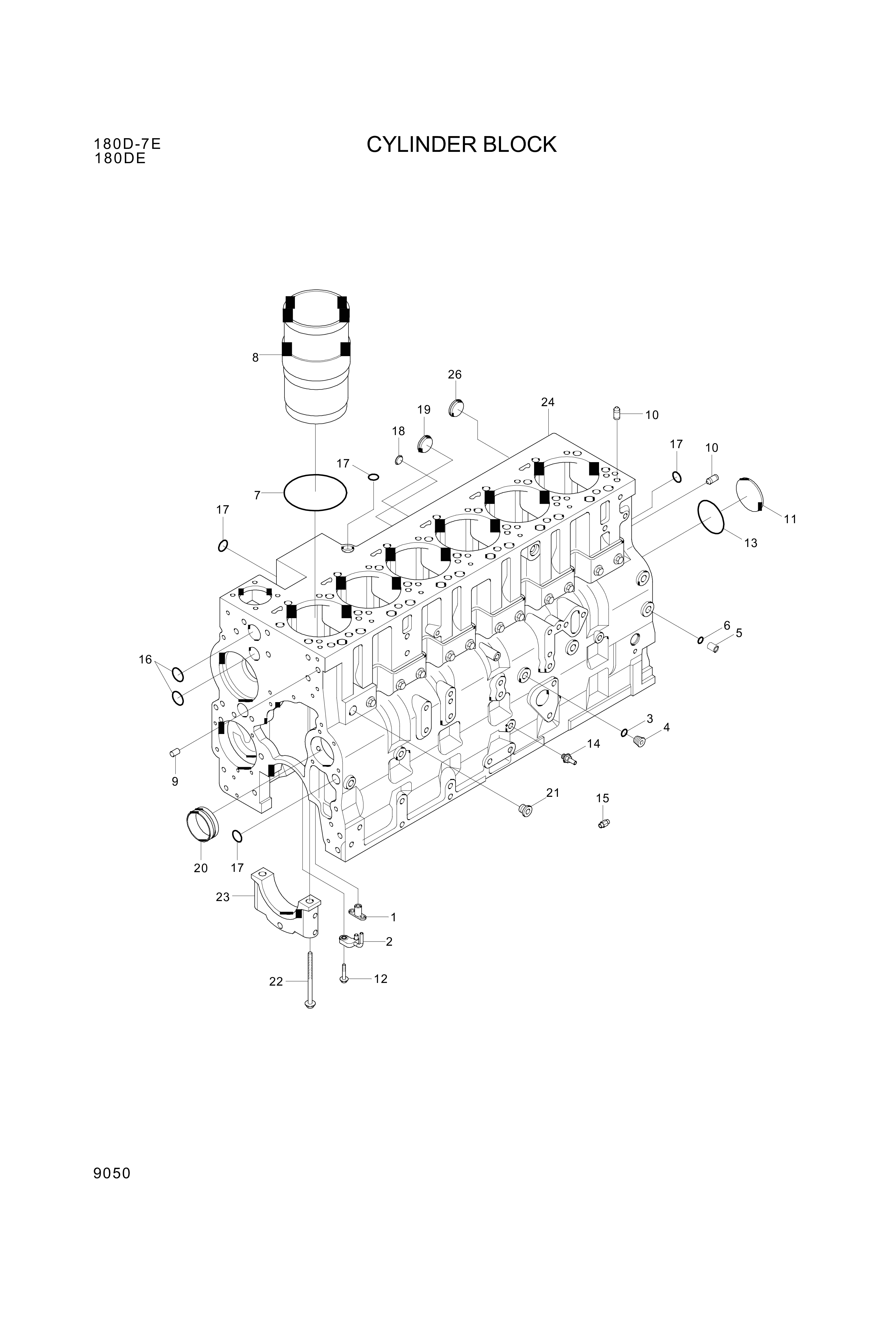 drawing for Hyundai Construction Equipment S923E - DRAIN COCK