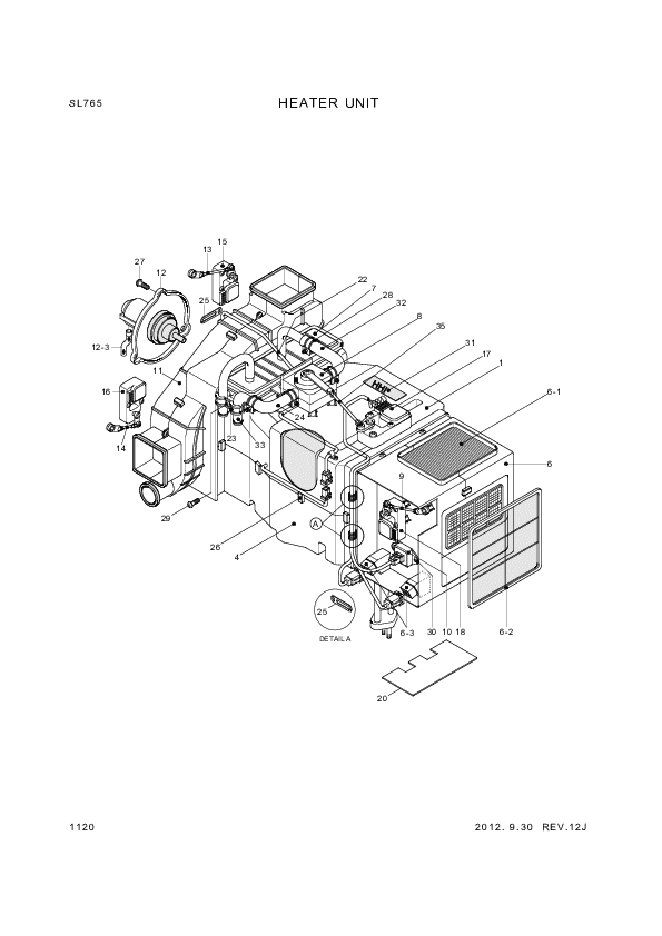 drawing for Hyundai Construction Equipment 11N6-9077O - FILTER-AIRCON