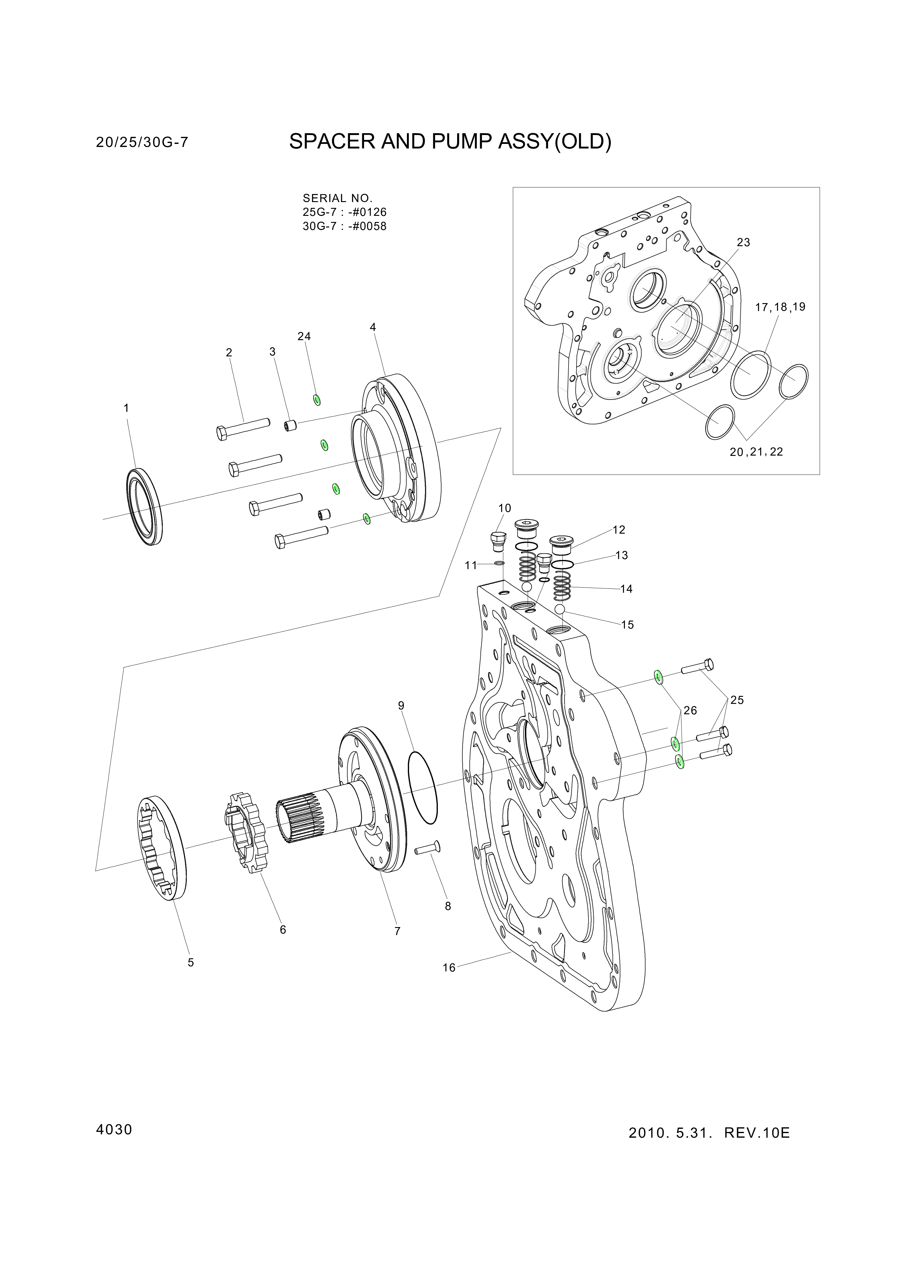 drawing for Hyundai Construction Equipment P8 - O-RING