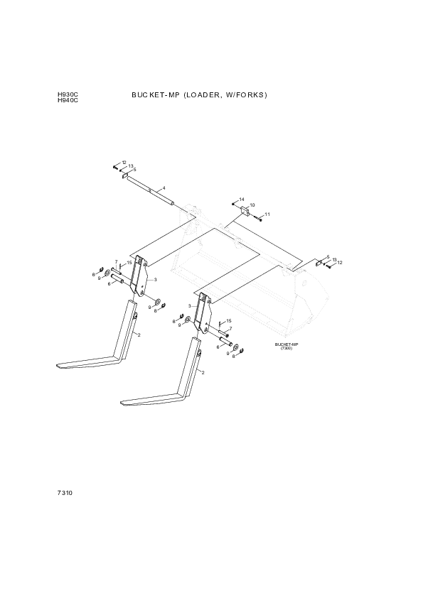 Technical drawing of Hyundai Construction Equipment S275-10000V NUT-SELF with dimensions and layout (figure 2)