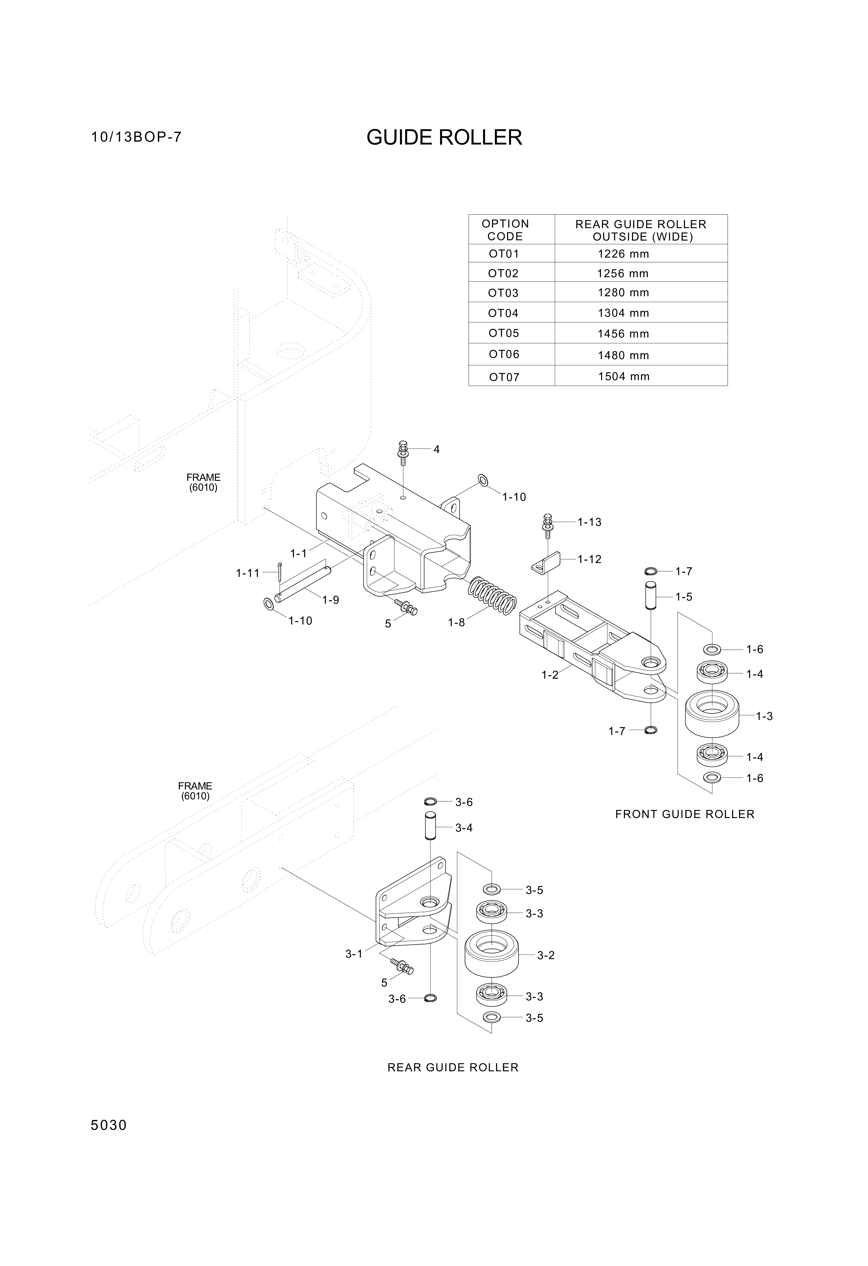 Technical drawing of Hyundai Construction Equipment S403-241006 WASHER-PLAIN with dimensions and layout