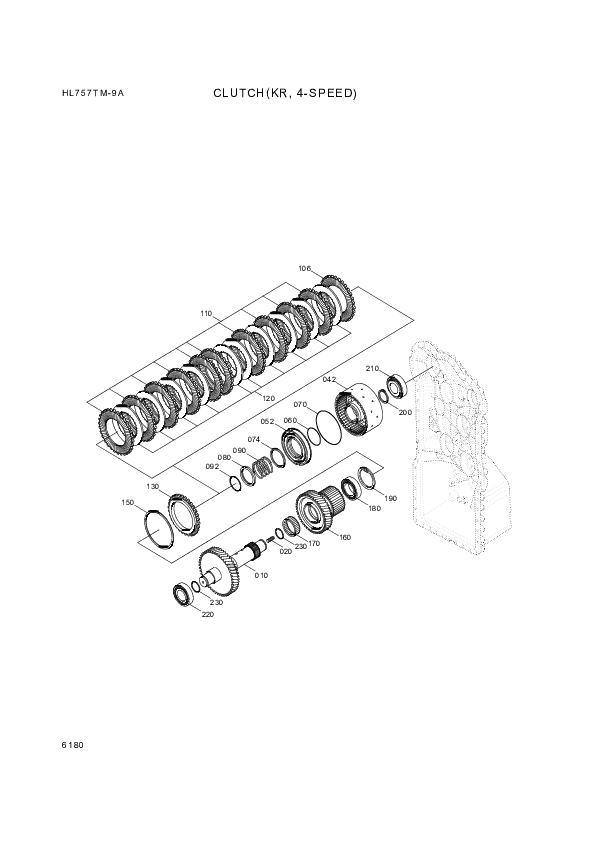 drawing for Hyundai Construction Equipment ZGAQ-00885 - IDLER-CLUTCH