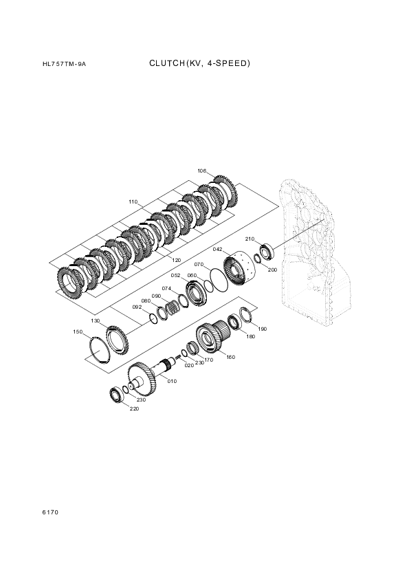 drawing for Hyundai Construction Equipment ZGAQ-00885 - IDLER-CLUTCH