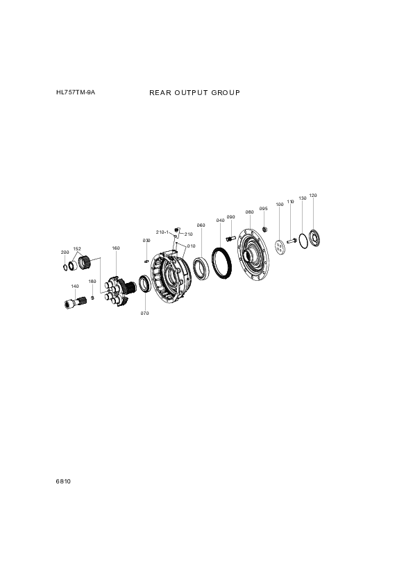 drawing for Hyundai Construction Equipment ZGAQ-04387 - SHAFT-GEAR