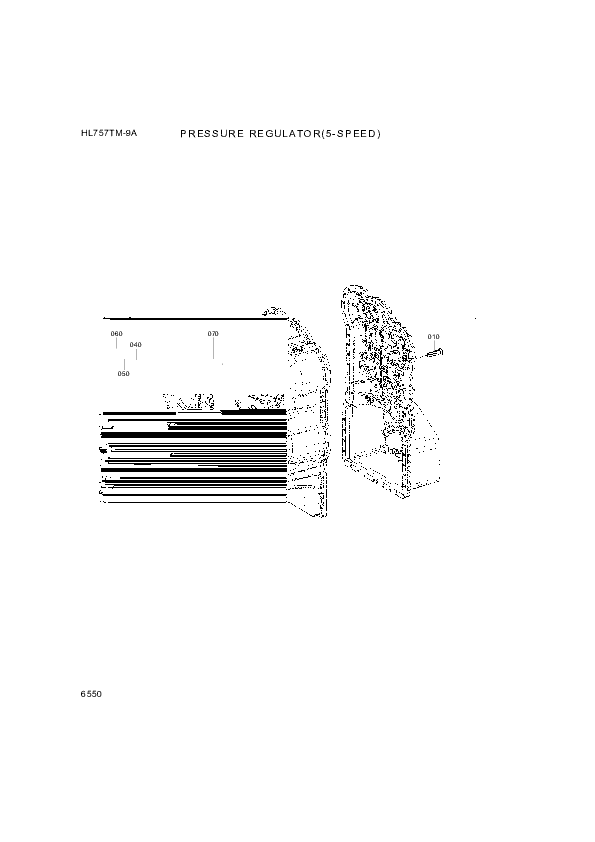 drawing for Hyundai Construction Equipment 4656306077 - PLATE-PRESSURE