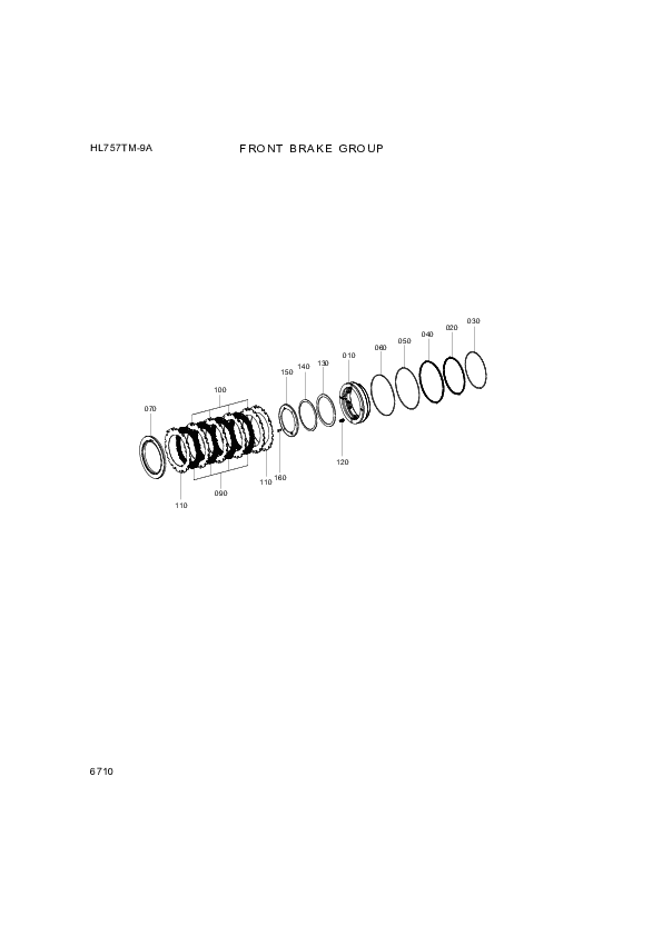 Technical drawing of Hyundai Construction Equipment 0734-317-327 SUPPORT RING with dimensions and layout (figure 2)