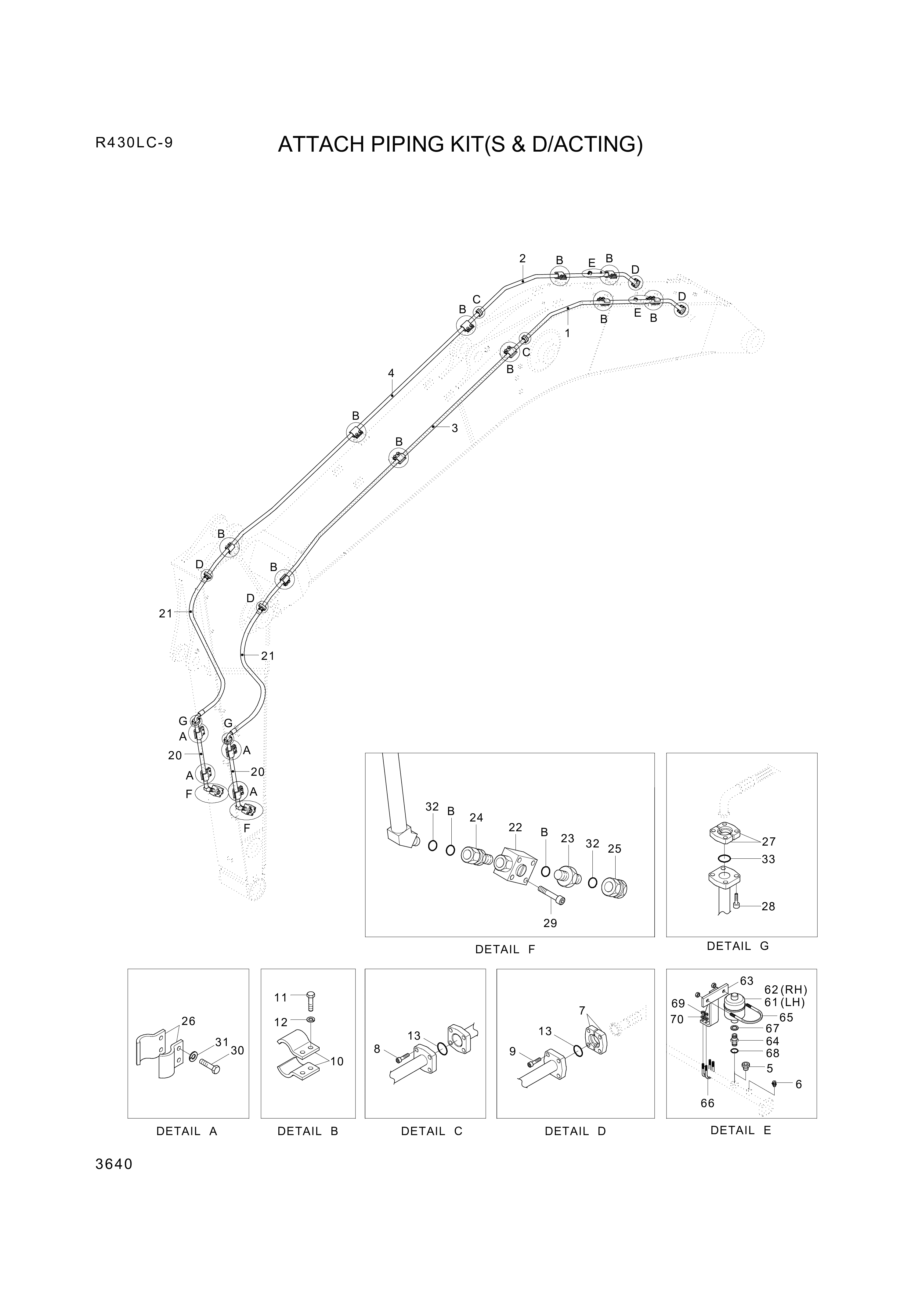 drawing for Hyundai Construction Equipment S173-200106 - FLANGE-SPLIT