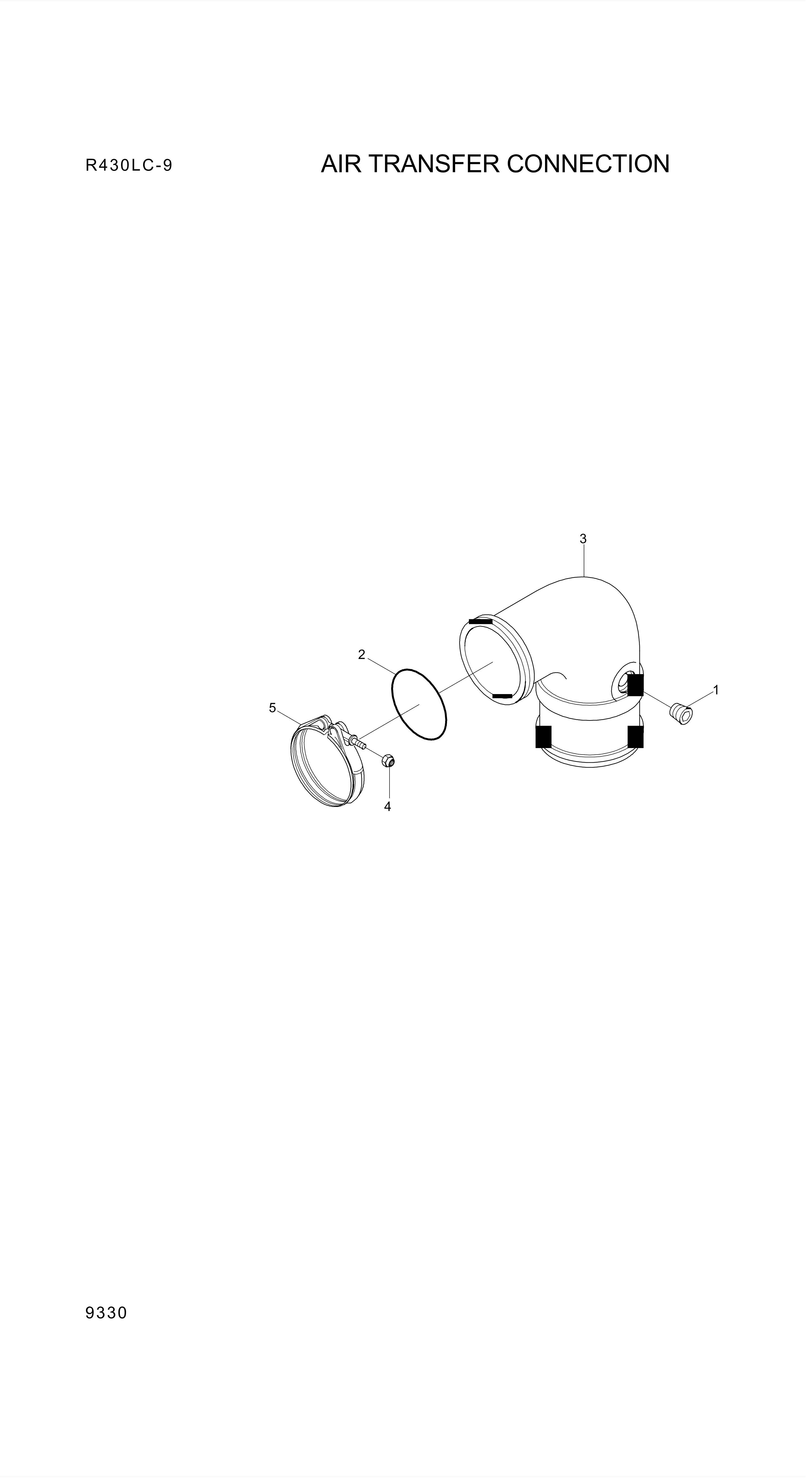 drawing for Hyundai Construction Equipment YUBP-04838 - CLAMP-V/BAND