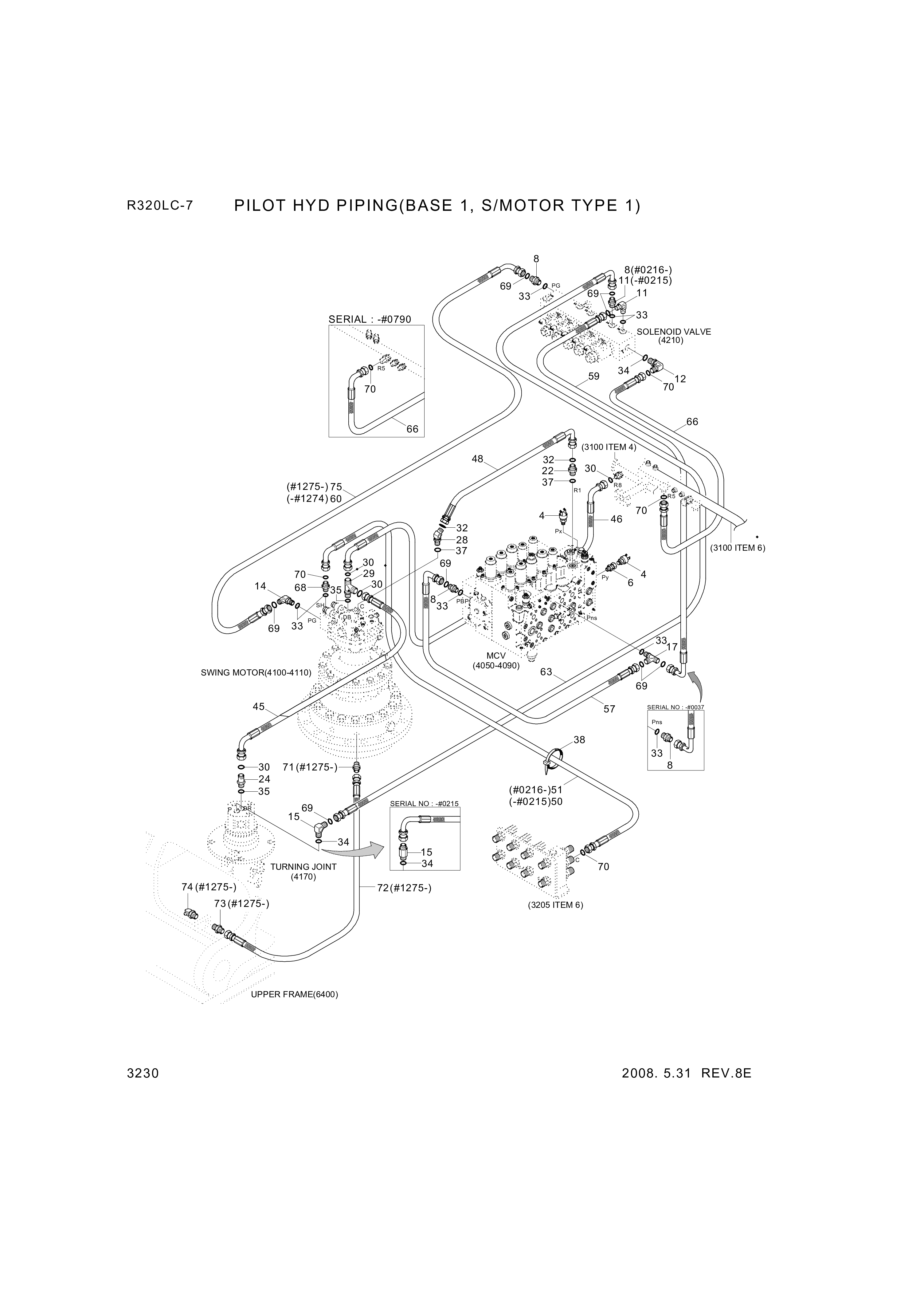 drawing for Hyundai Construction Equipment 31E7-0249 - ELBOW-90