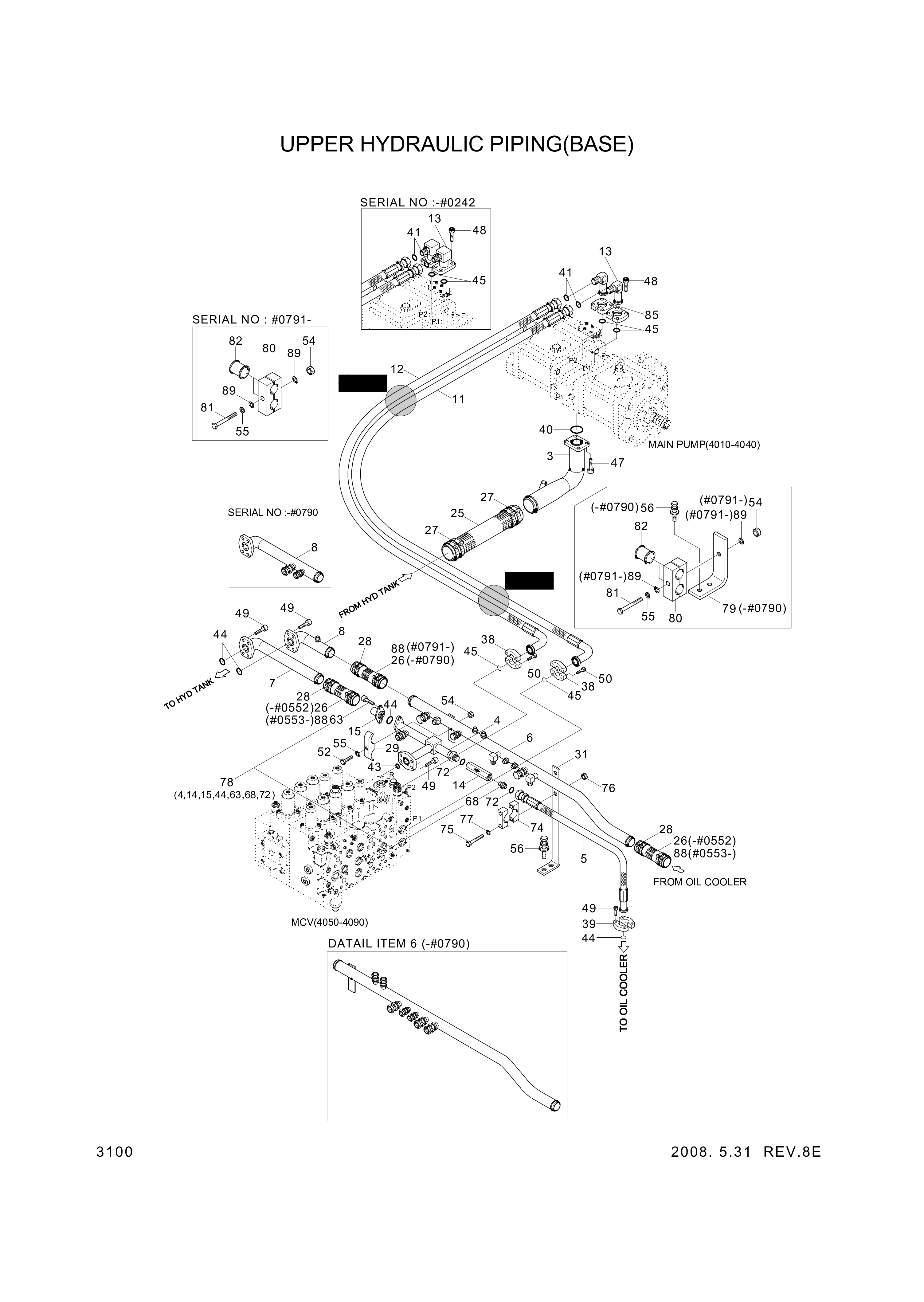 drawing for Hyundai Construction Equipment 201512045 - BOLT-HEX