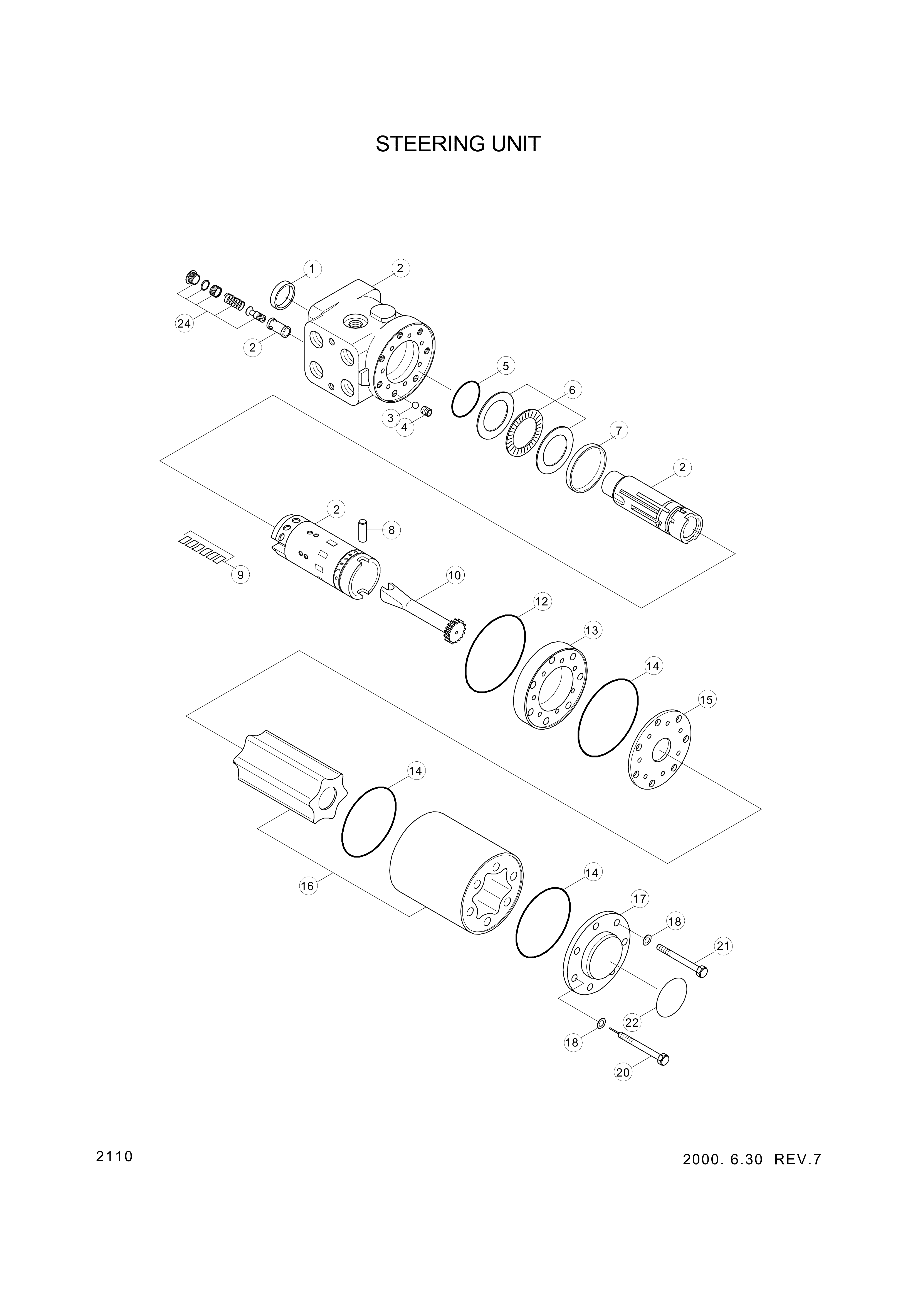 Hyundai Construction Equipment 150-0844 - Shaft-Cardan