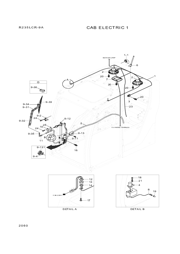 drawing for Hyundai Construction Equipment 24L3-41500 - VALVE-WIPER