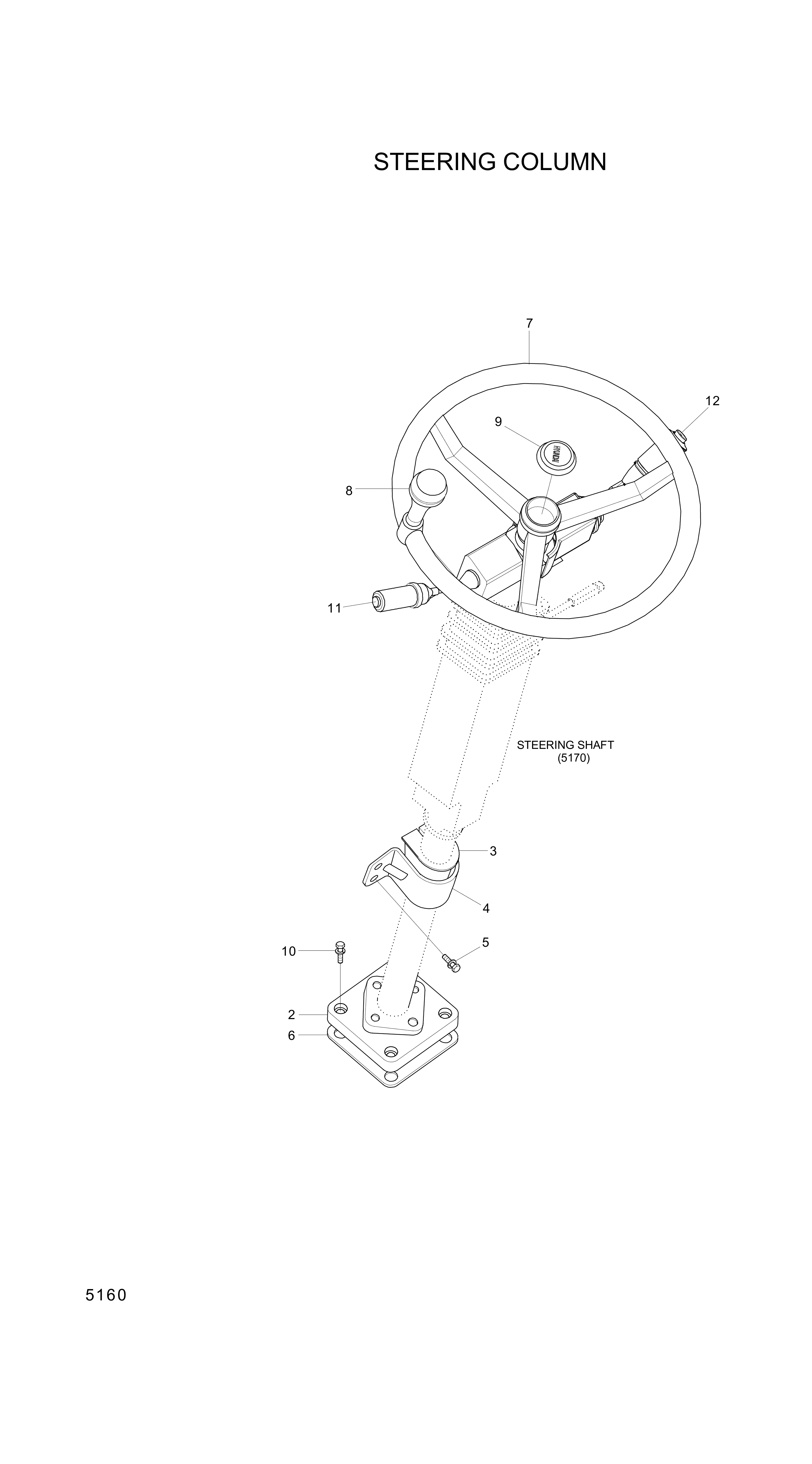 drawing for Hyundai Construction Equipment 0501-210-702 - DW-3 GEAR SELECTOR