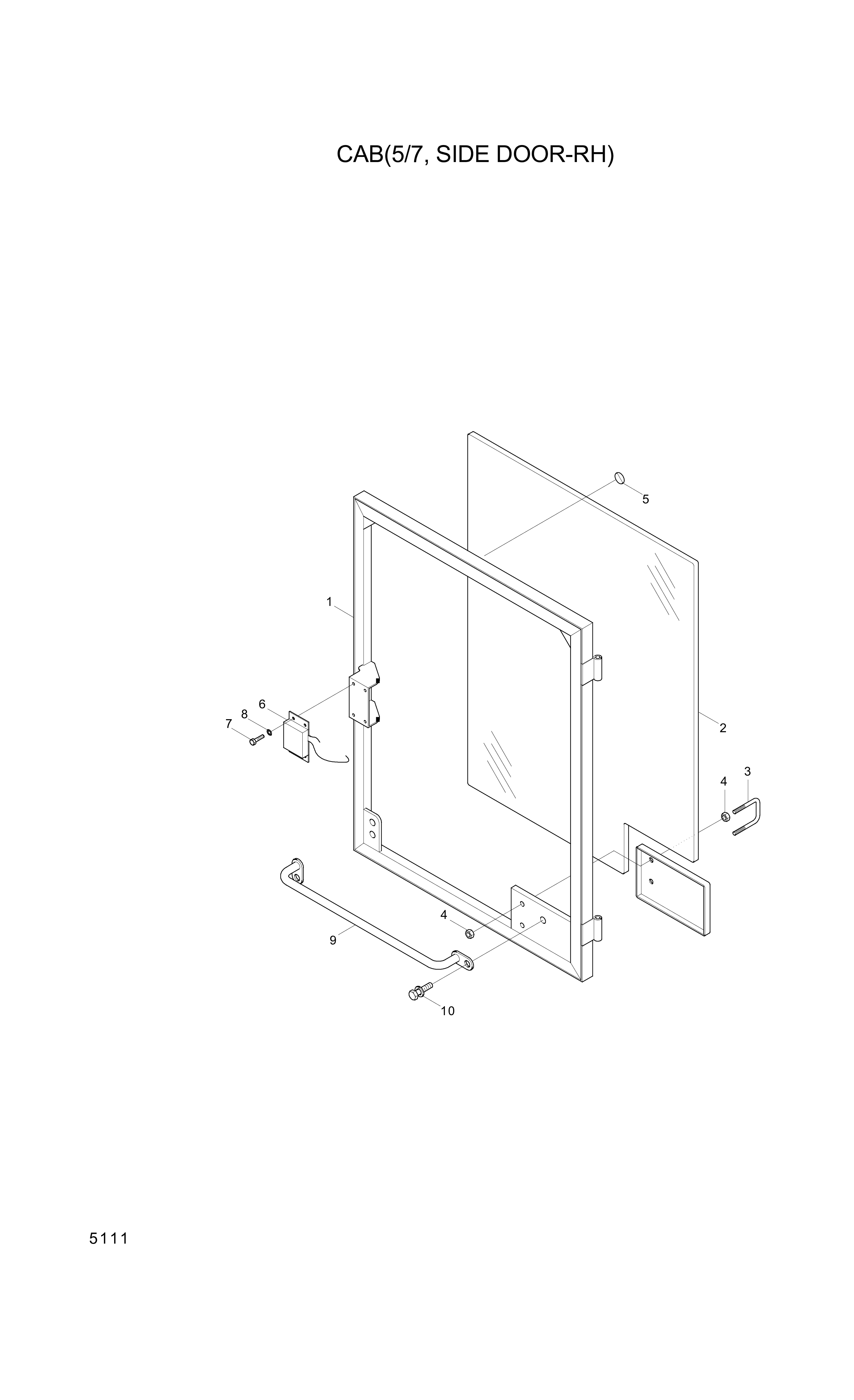 Technical drawing of Hyundai Construction Equipment S175-050206 BOLT-SOCKET with dimensions and layout (figure 2)