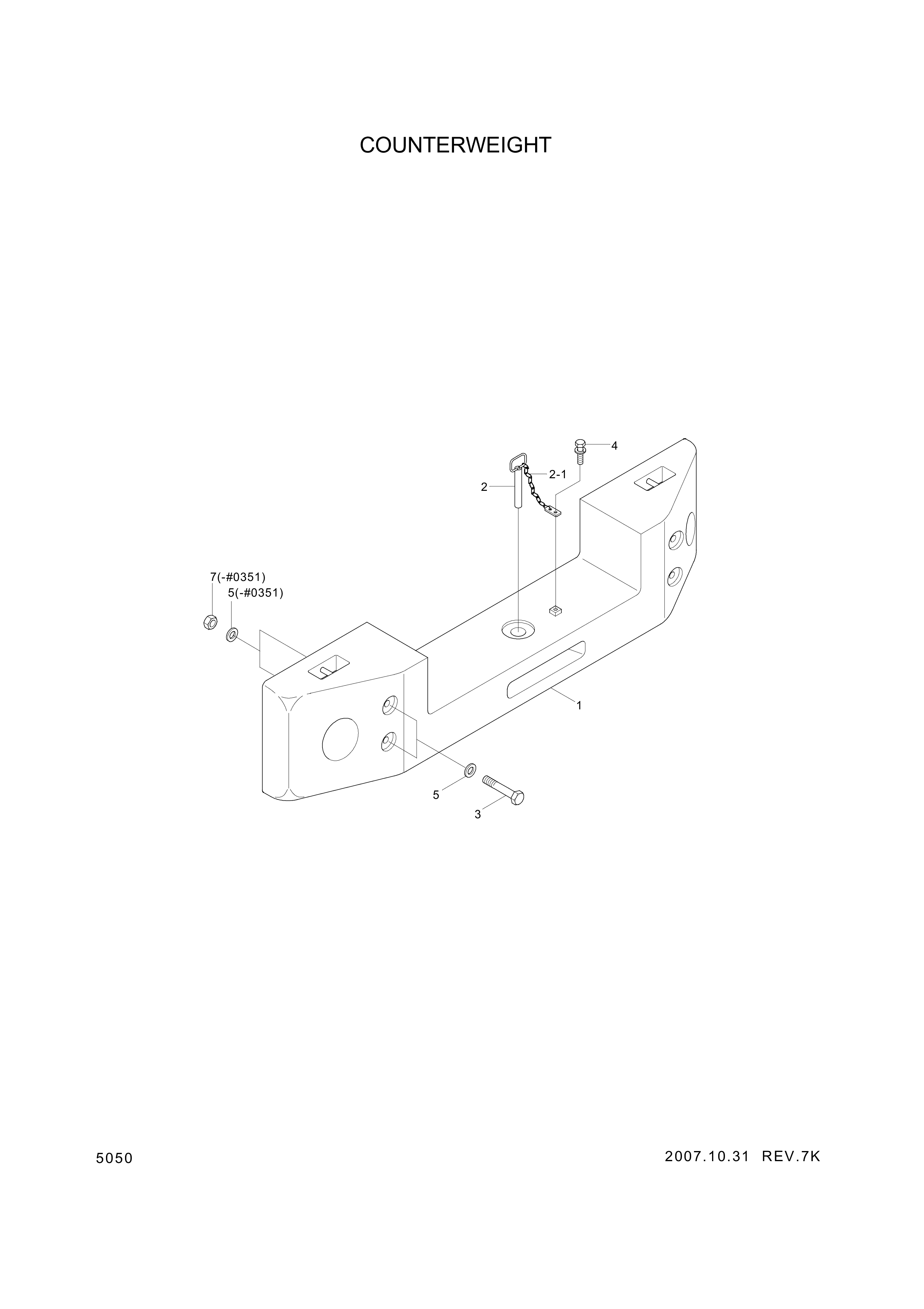 Technical drawing of Hyundai Construction Equipment S206-30100V NUT-HEX with dimensions and layout